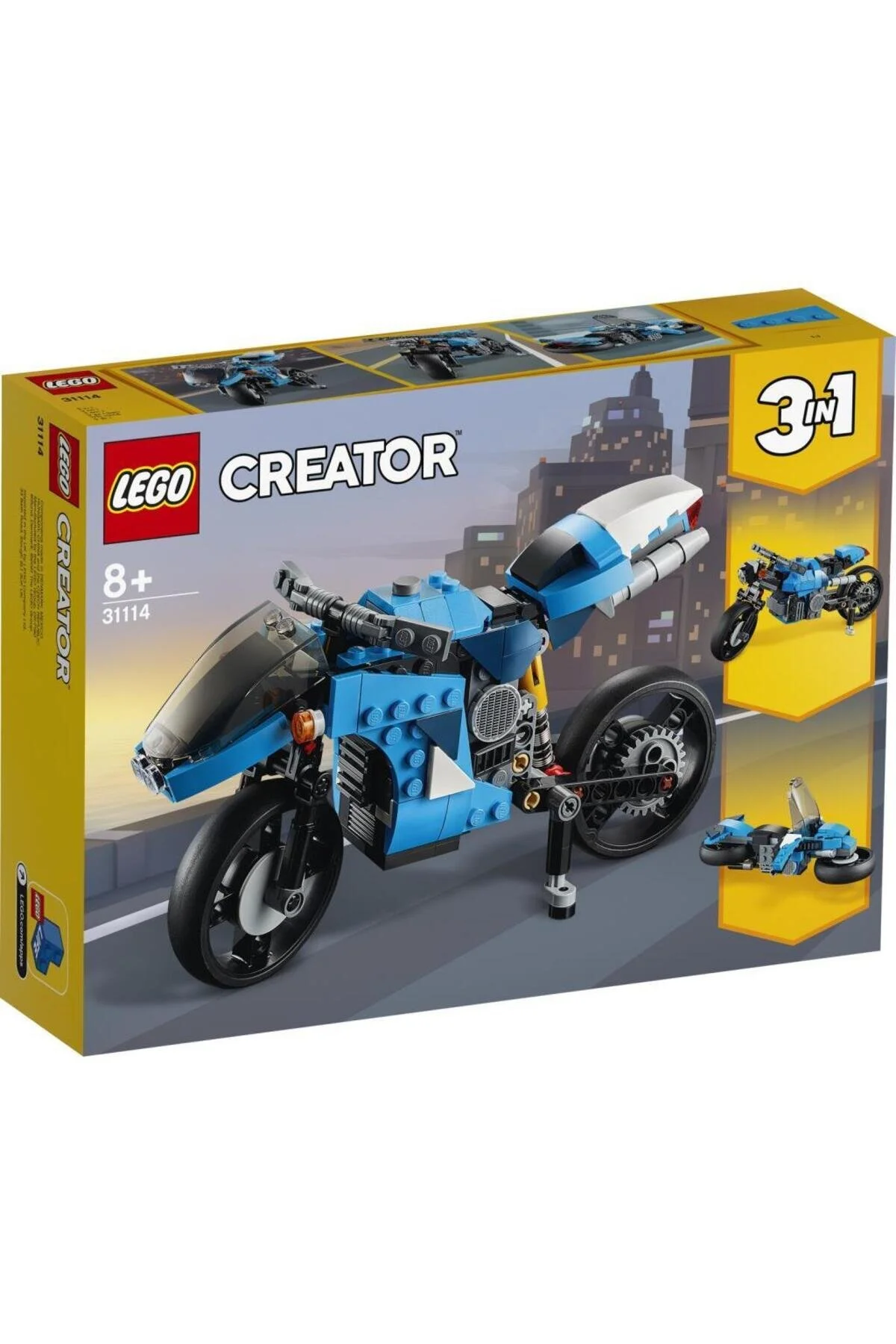 لگو و اسباب بازی های ساخت محور دوچرخه سوپر موتور CREATOR 31114 از ترکیه LEGO