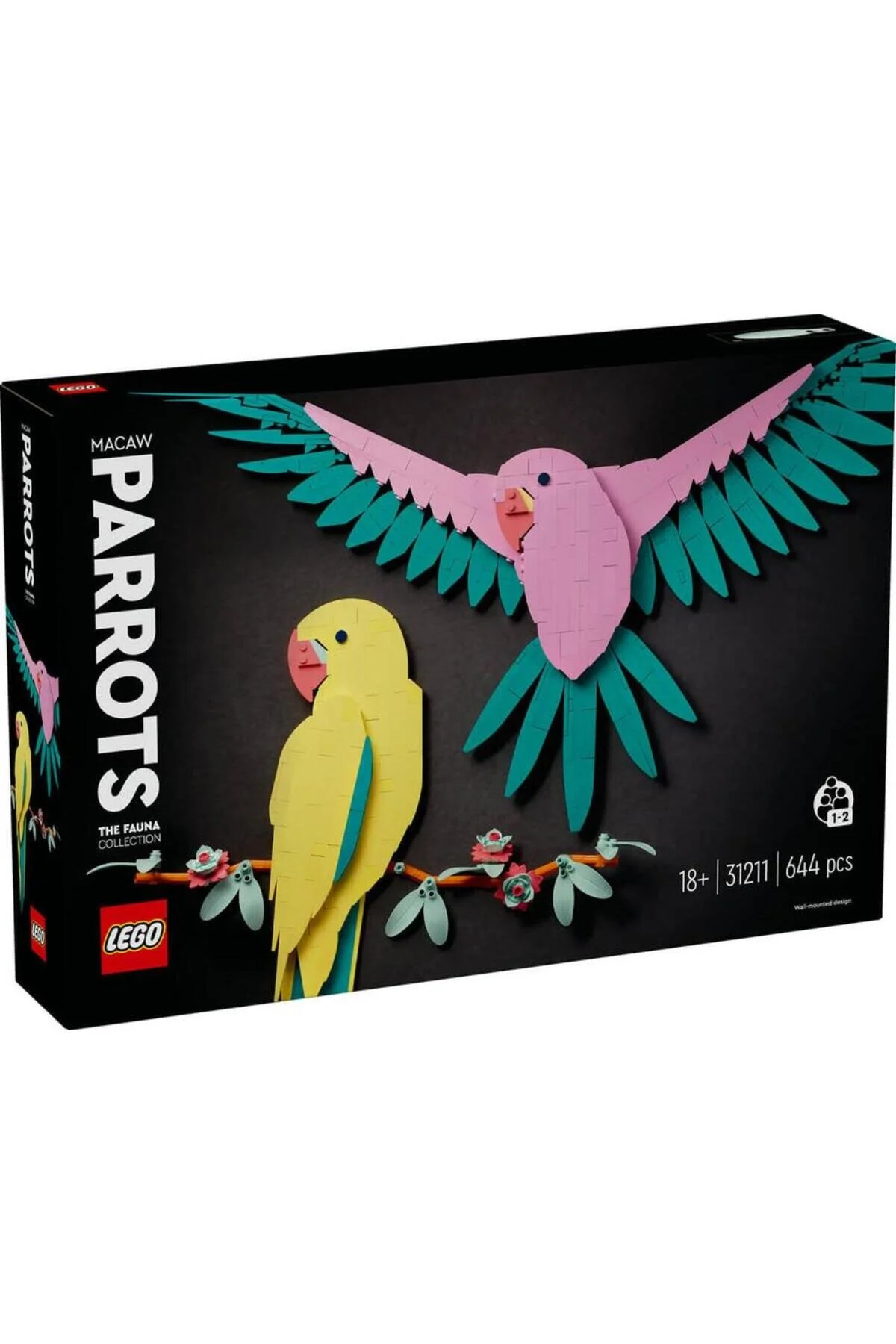 لگو ® مجموعه جانوران هنری طوطی MACAW 31211 ساز برای 18 سال بالاتر 644 قطعه اورجینال LEGO