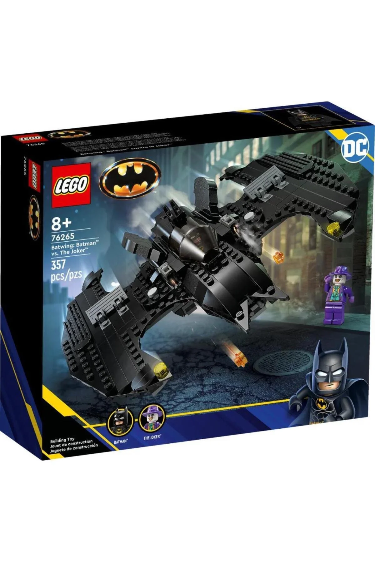 لگو ® DC BATMAN BATWING: 76265 در برابر ™ JOKER 8 سال بالاتر 357 قطعه اورجینال LEGO