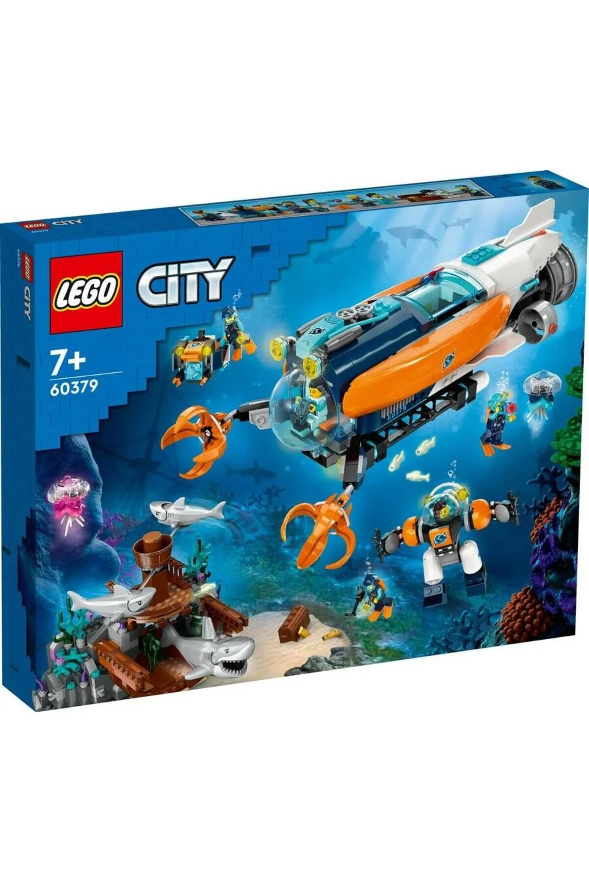 لگو FX DEEP SEA DISCOVERY SUBARINE 60379 مجموعه 842 قطعه ستاره 210035 اورجینال LEGO
