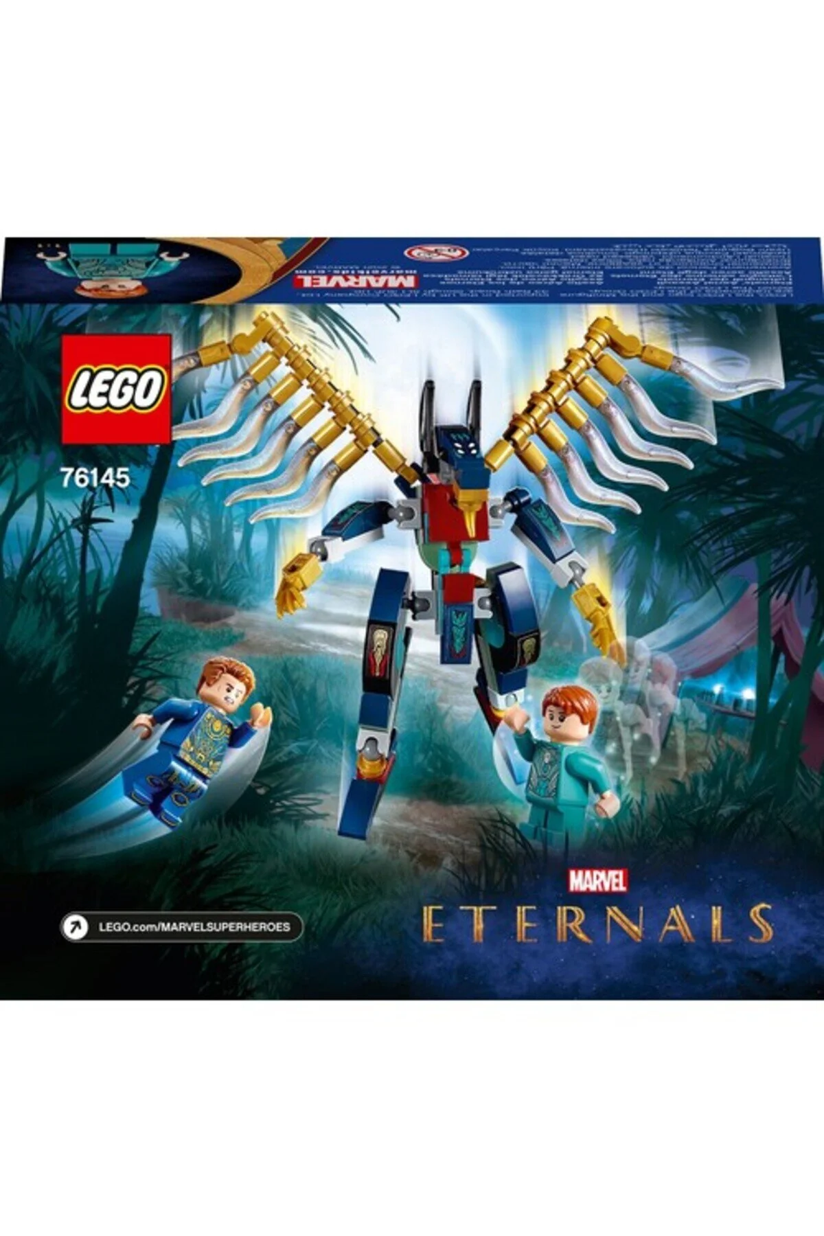 LEGO Marvel Eternals Air Raid 76145 - Creative Toy Building Set (133 Pieces)