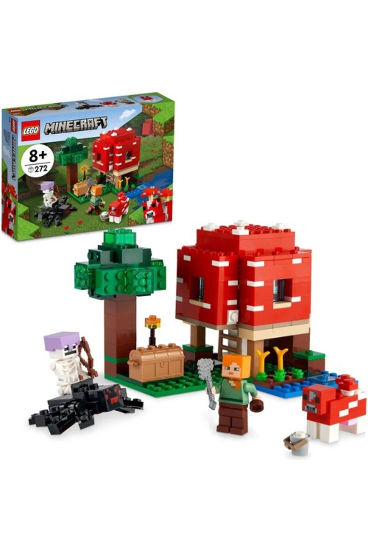 لگو و اسباب بازی های ساخت محور ® MINECRAFT® MUSHROOM HOUSE 21179 ست ساختمانی 272 قطعه LEGO