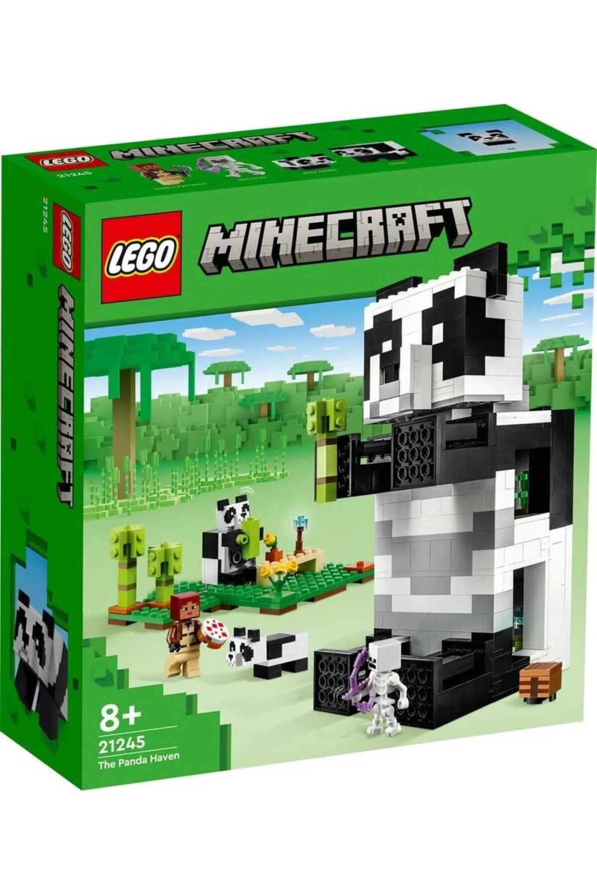 لگو و اسباب بازی های ساخت محور MINECRAFT 21245 پناهگاه پاندا اورجینال LEGO