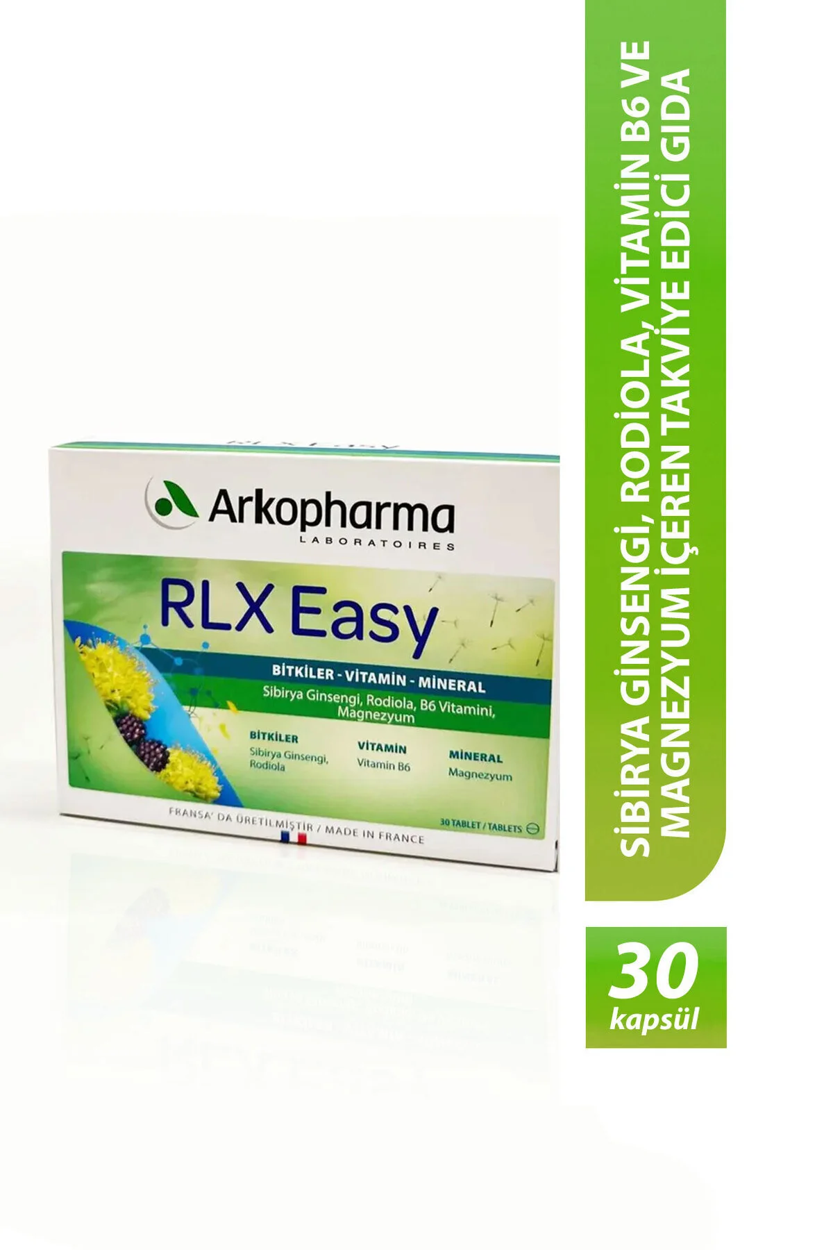 محصولات گیاهی لوح ARKORLX آسان 30 اورجینال Arkopharma