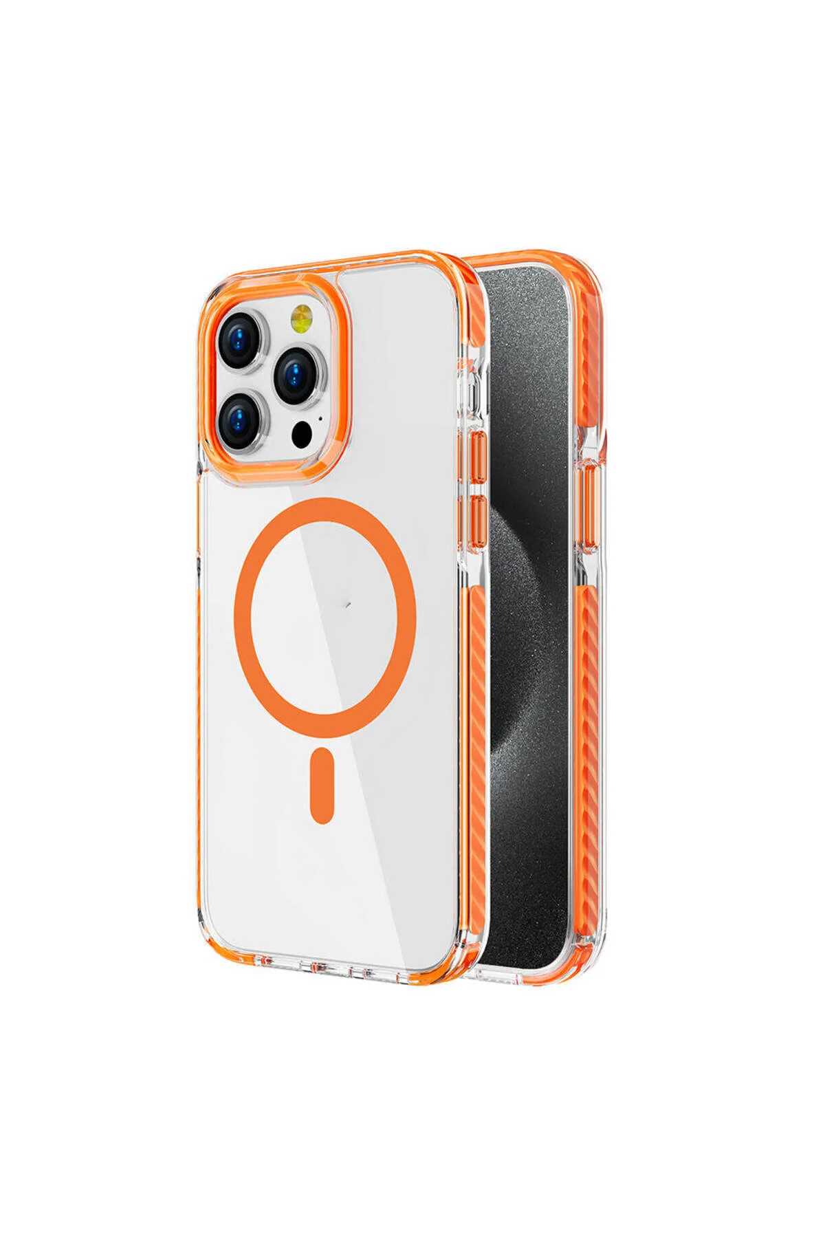 کاور و قاب IPHONE 15 PRO MAX CASE MAGSAFE ویژگی شارژ کیسه هوا NANA پوشش با بند قابل اتصال ECRUZ