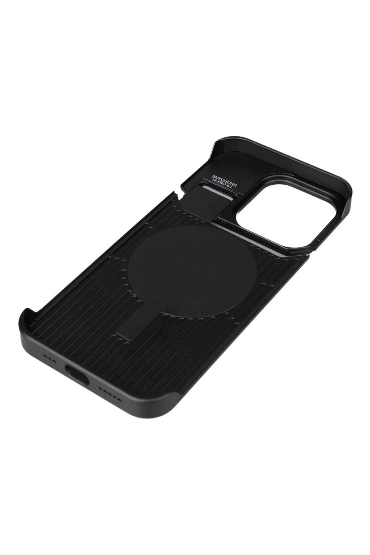 کاور و قاب APPLE IPHONE 15 PRO MAX CASE MAGSAFE CHARGING MECHANISM FEATURE CHAMBER MOSTAR COVER مشکی ECRUZ