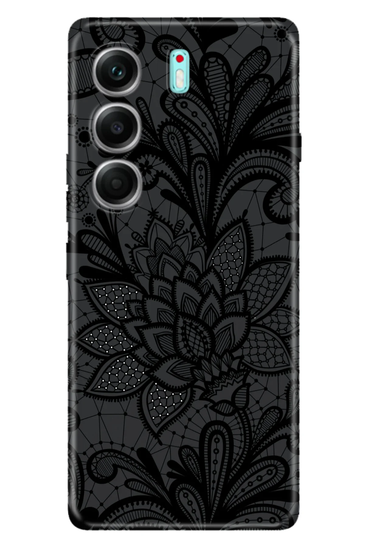 کاور و قاب سازگار CAMON 40 PRO 5G CM7 رز ماندالا TPU رنگارنگ با چاپ سیلیکونی TECNO