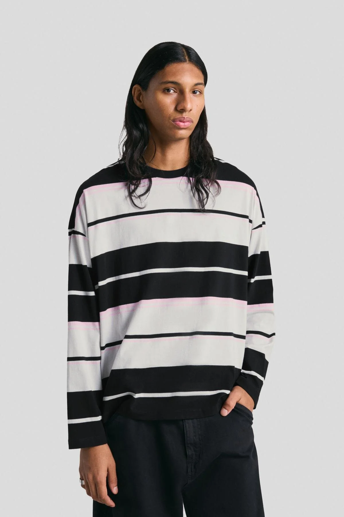 تی شرت آستین بلند T SHIRT Bershka