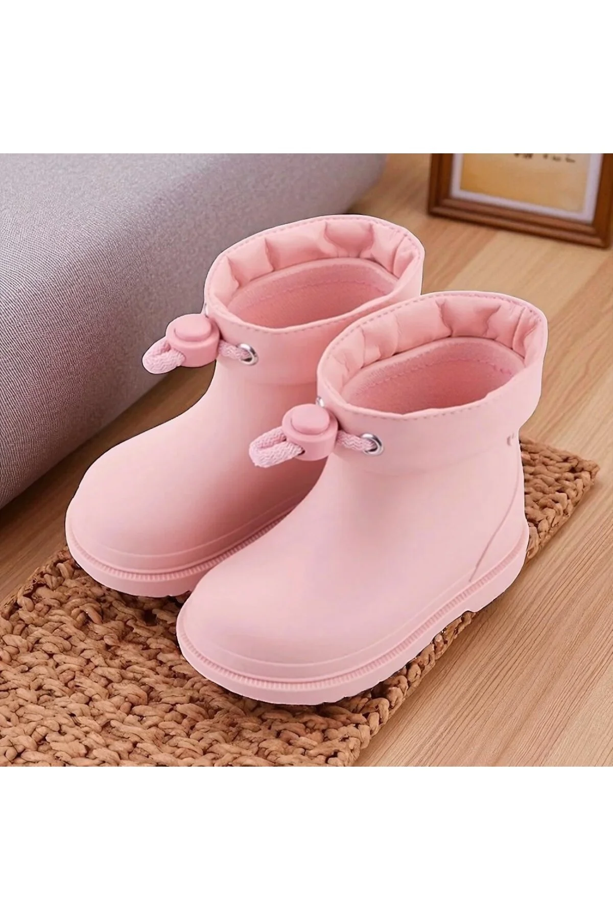 چکمه و بوت دخترانه بچگانه BIMBI EURI PINK GIRL RAIN BOAT BASE SILMAYA ضد آب IGOR