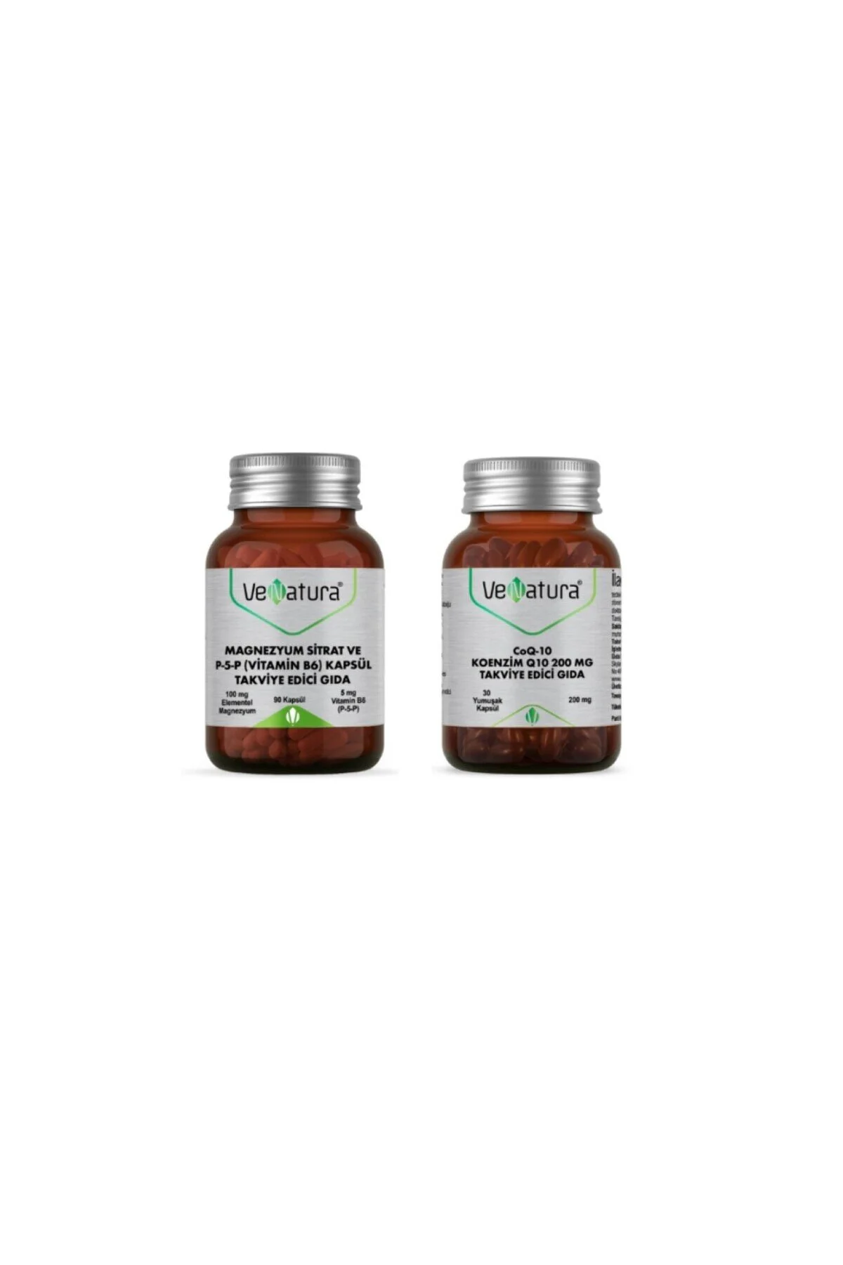 ویتامین KOENZIM Q10 200 MG 30 کپسول نرم + منیزیم سیترات و P5P B6 90 Venatura