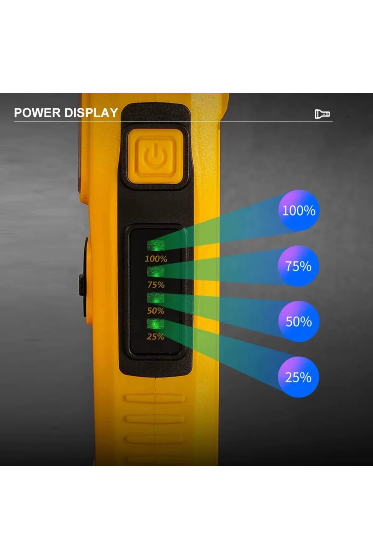 چراغ قوه WISON WS 1414 GLASS CRACK DIGITAL INDICATOR CHARGEN CHARGED REPAIRER ENGIRDENCE LIGHTHOUSE MARKPORT