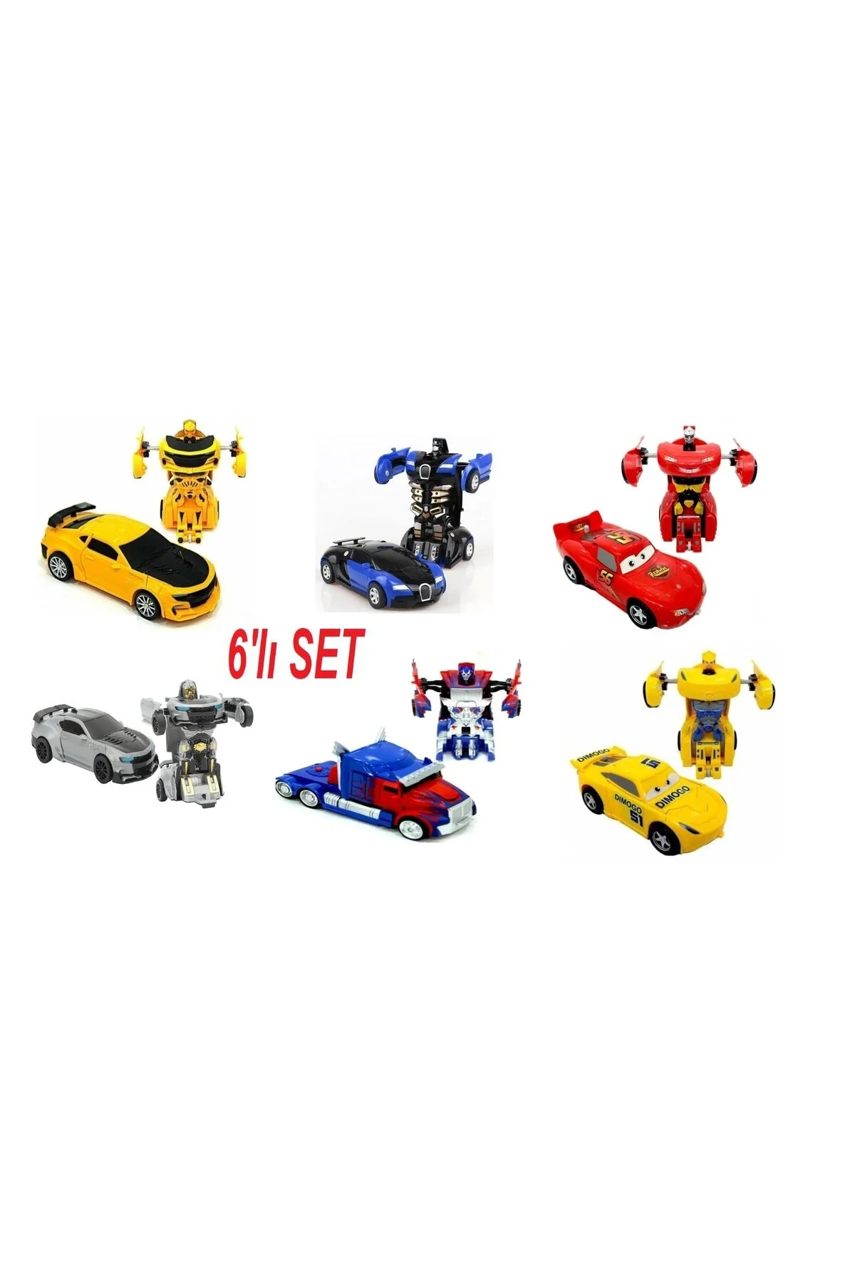 اسباب بازی های فیگور دیگر آموزش پسر بچه بامبلبی OPTIMUS PRIME LIGHTNING MCQUEEN بوگاتی کروز رامیرز تبدیل به ربات NEWBRENDHOME