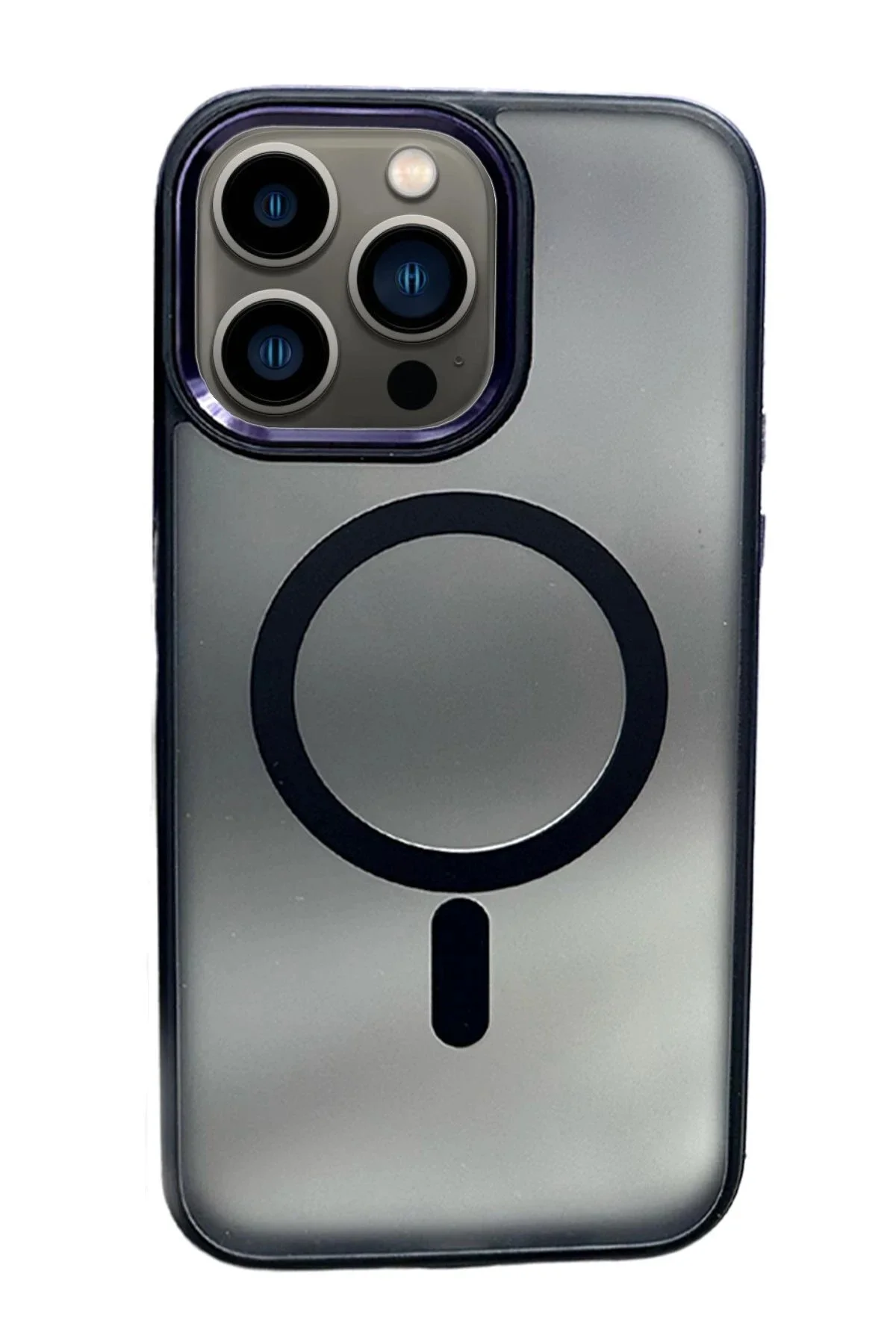 کاور و قاب جامد MAGSAFE IPHONE 15 PRO DEEP PURPLE OEM