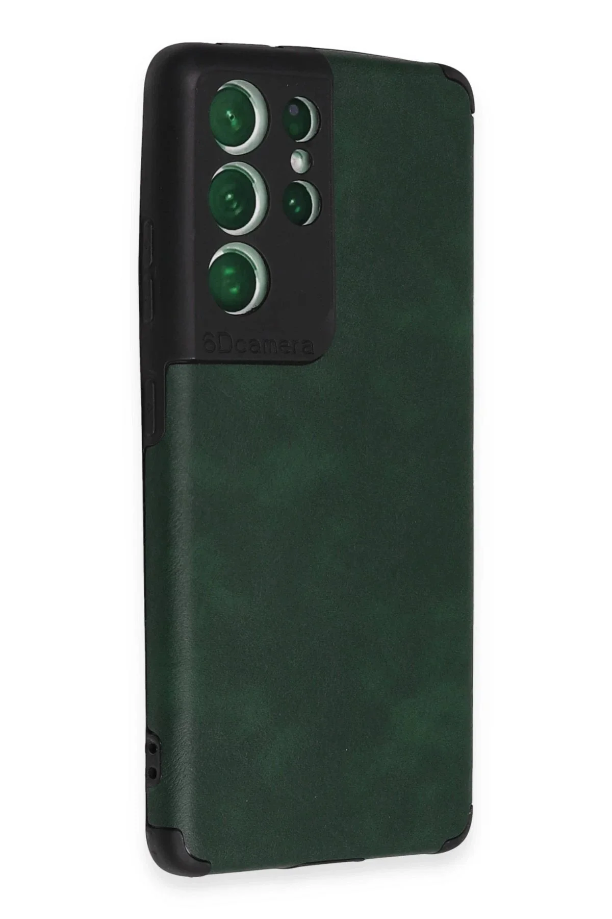 کاور و قاب SAMSUNG GALAXY S21 ULTRA CASE LOOP چرمی SILICONE GREEN Genel Markalar