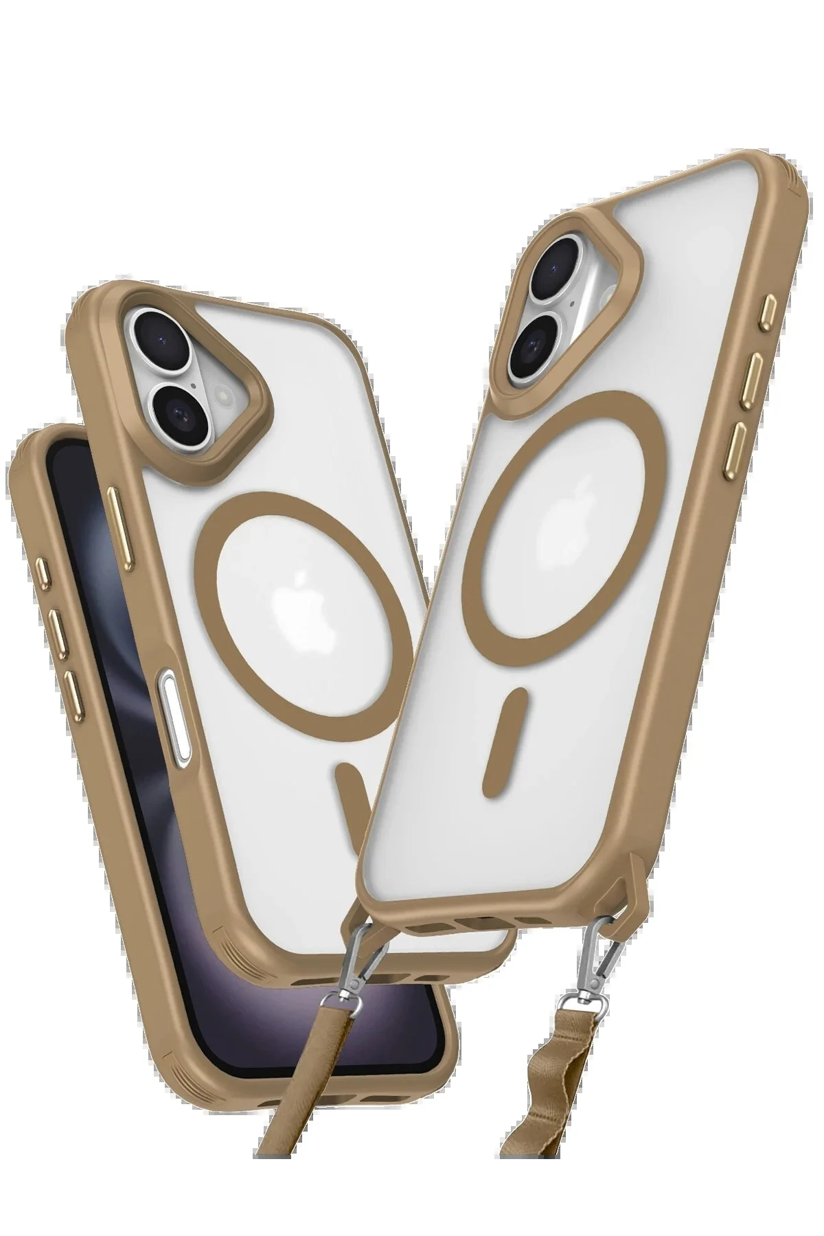 کاور و قاب سیلیکونی IPHONE 16 PLUS ENKA MAGSAFE DESERT TYGO8064 toyigoo