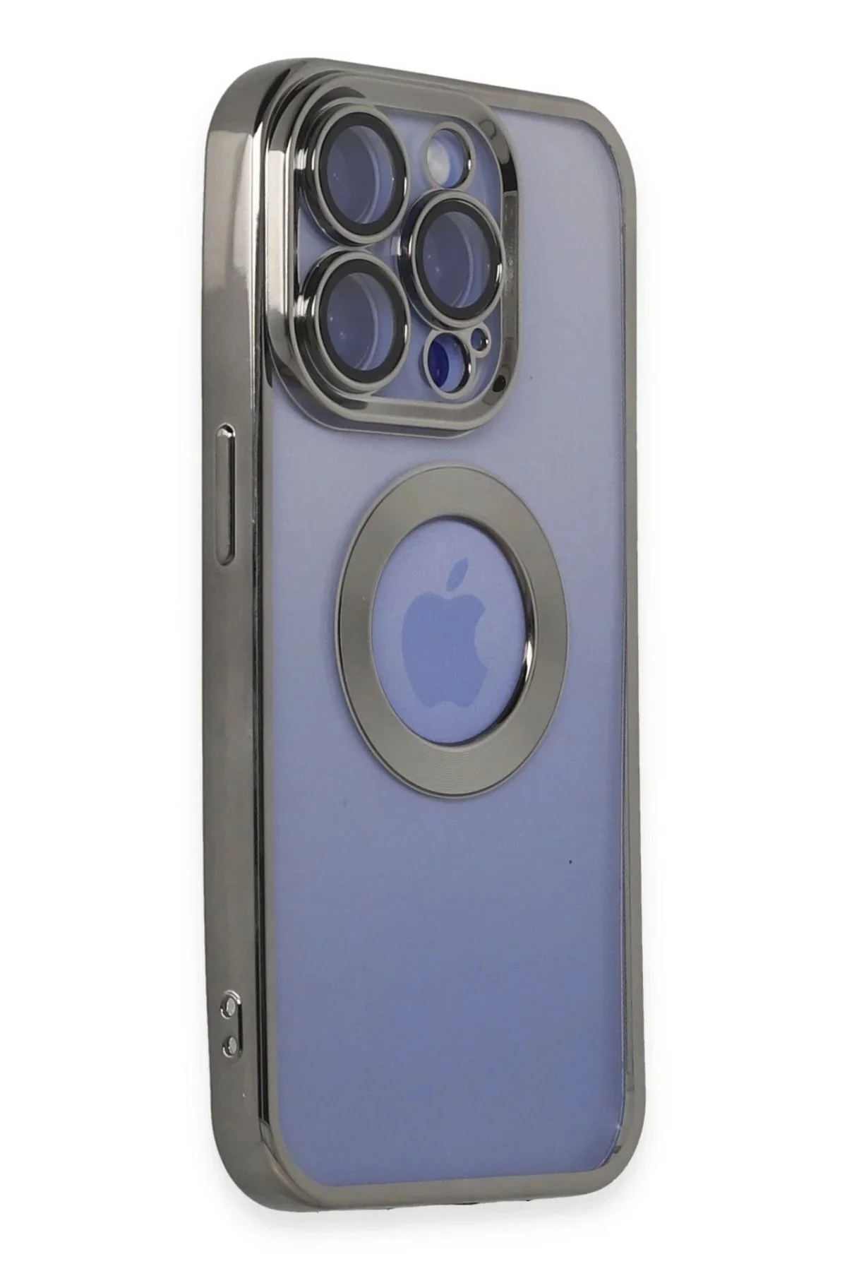 کاور و قاب اسلات سیلیکونی IPHONE 15 PRO TITAN GREY Genel Markalar