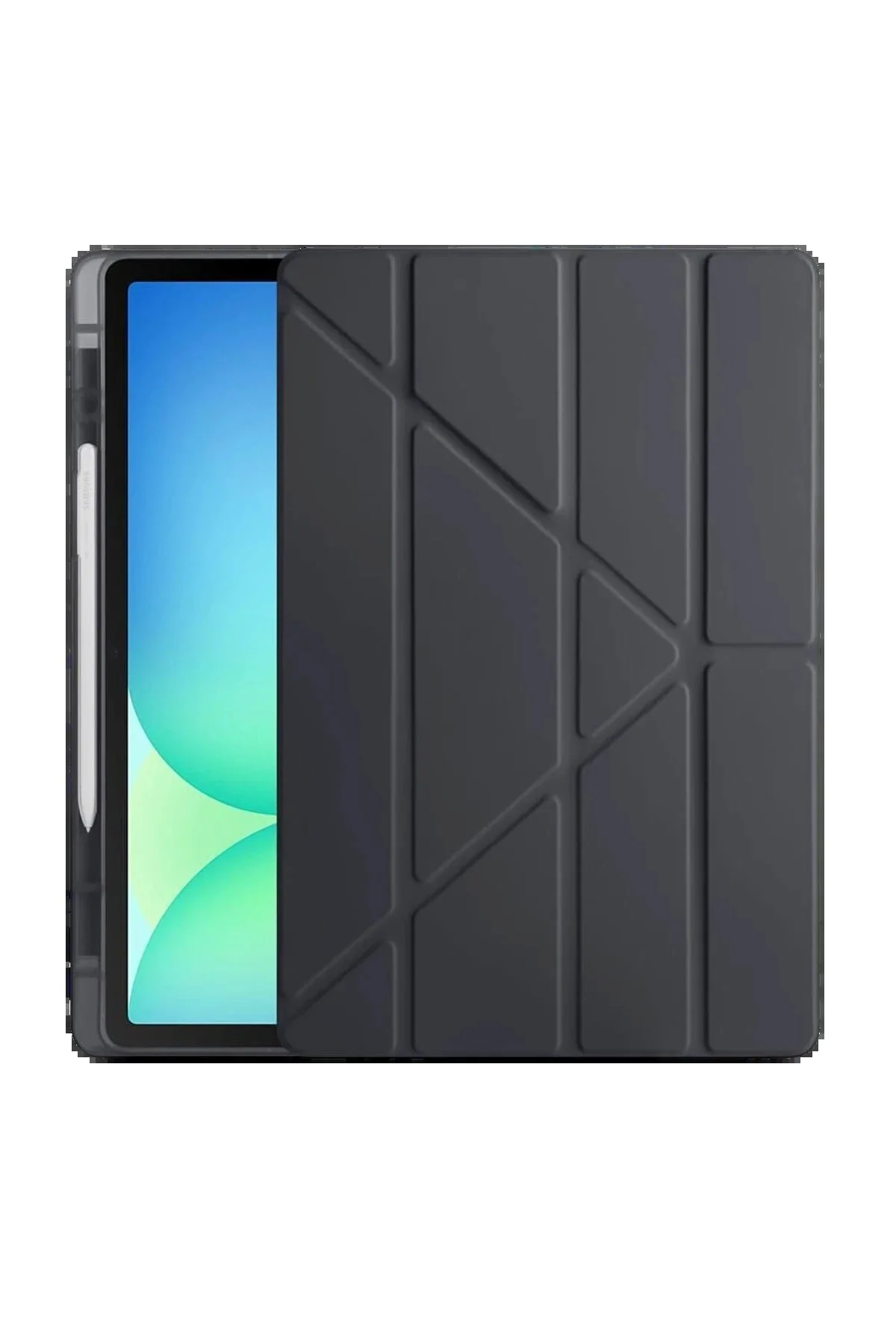 کاور تبلت قاب SAMSUNG GALAXY TAB S10 FE PLUS 13.1 HUGO با جای قلم مشکی fantastik store