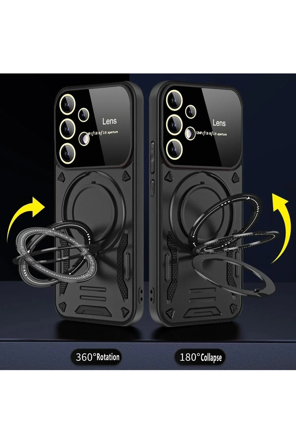 کاور و قاب پایه لنز جوی SAMSUNG GALAXY S25 ULTRA CASE قرمز TYGO6365 toyigoo