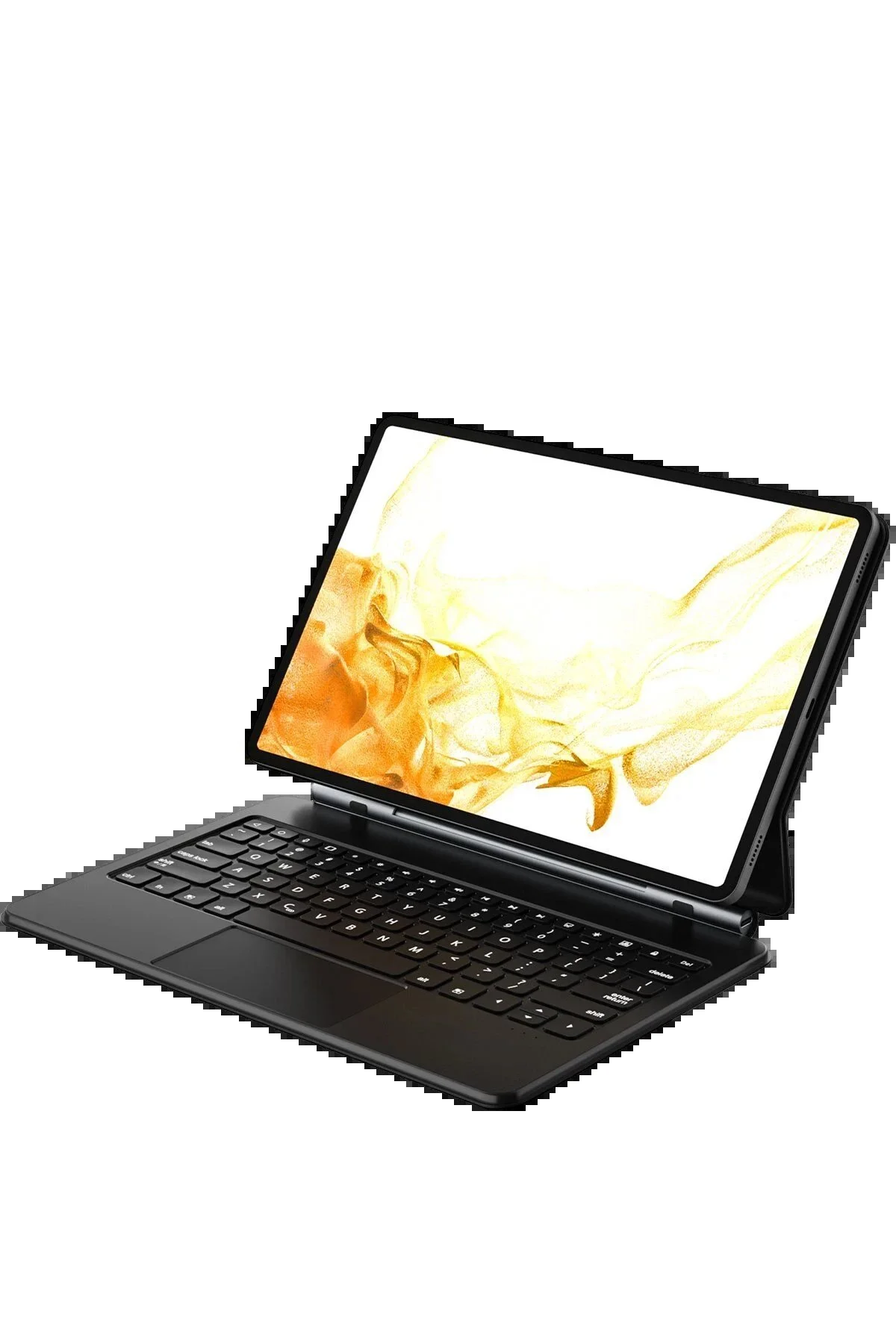 کاور تبلت قاب SAMSUNG GALAXY TAB S7 FE 12.4 CASE ETERNAL LED KEYBOARD مشکی MKR