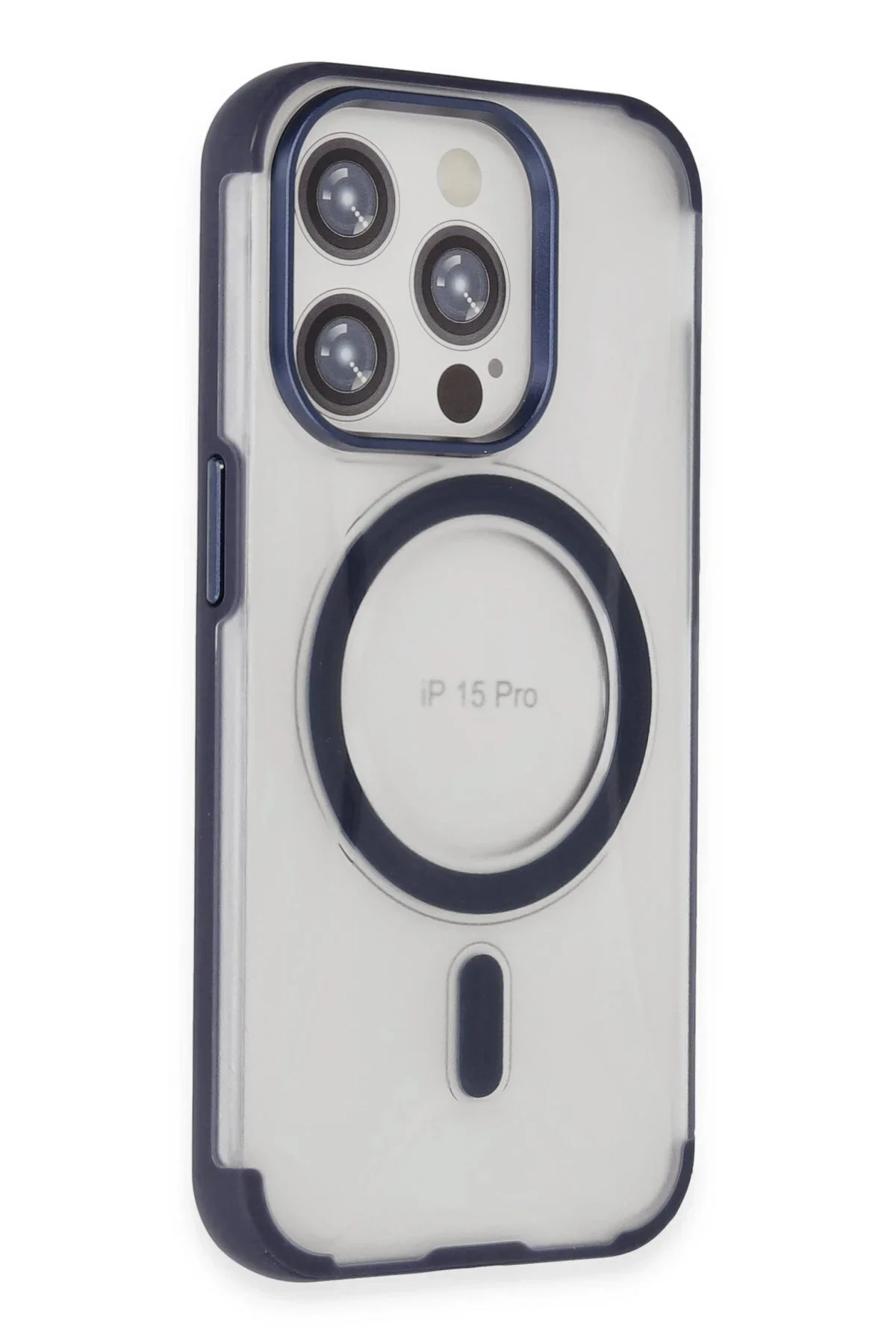 کاور و قاب IPHONE 15 PRO HILTON MAGSAFE COVER NAVY BLUE Bodrum Ekipman