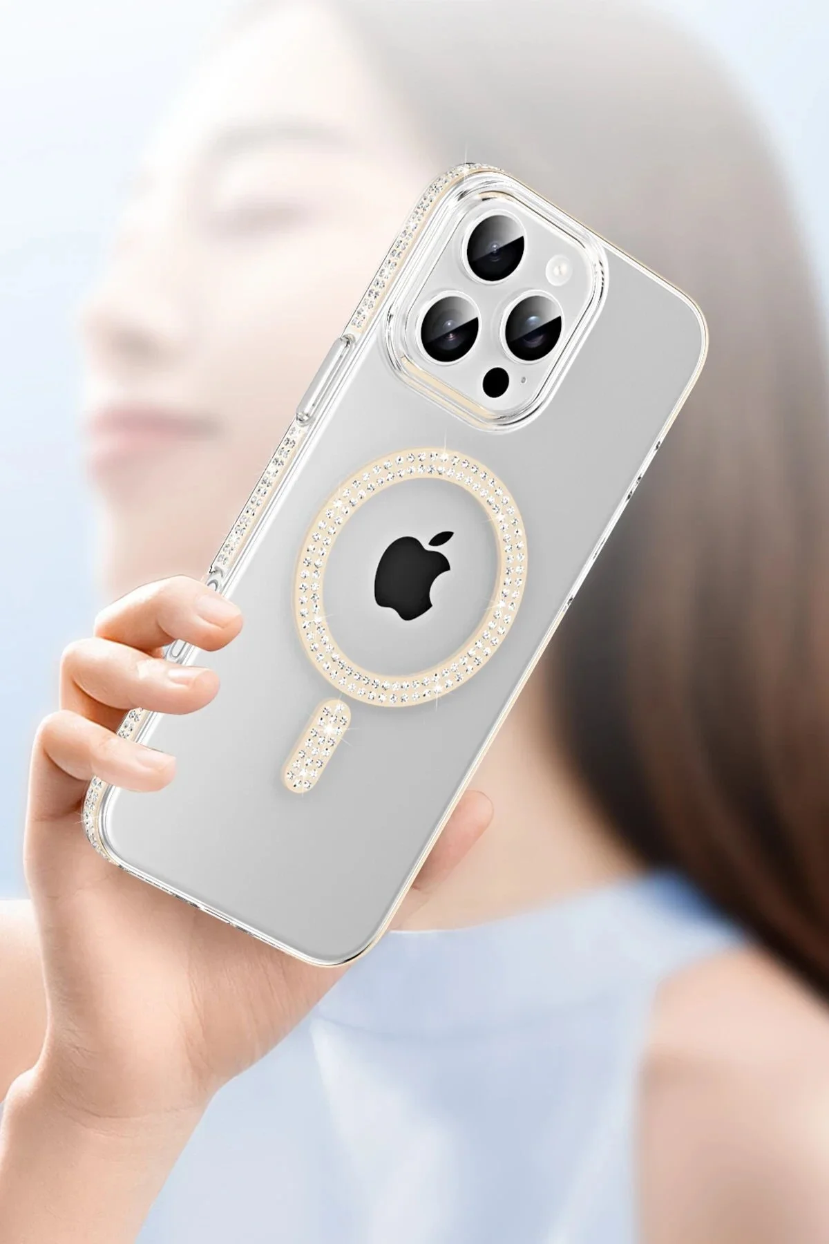 کاور و قاب ماگ سیف استون APPLE IPHONE 16 PRO MAX MOVE LILAC Genel Markalar