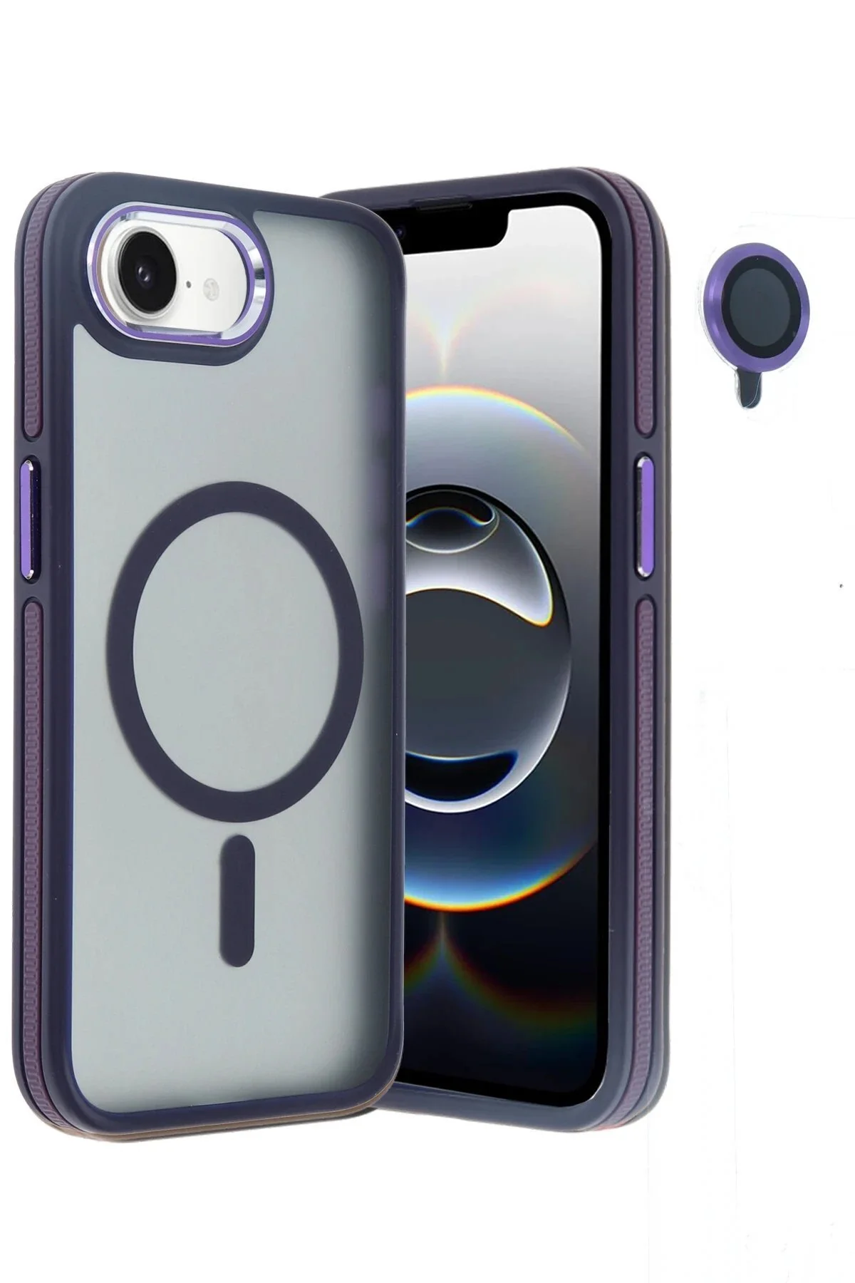 کاور و قاب MAGSAFE WINNER IPHONE 16E DEEP PURPLE TYGO6518 toyigoo
