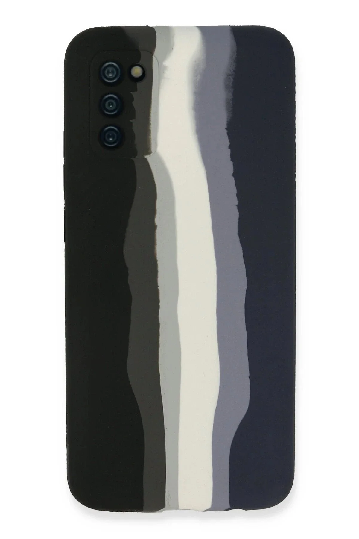 کاور و قاب SAMSUNG GALAXY CASE MARBLED LAUNCH SILICONE مشکی NAVY BLUE Genel Markalar