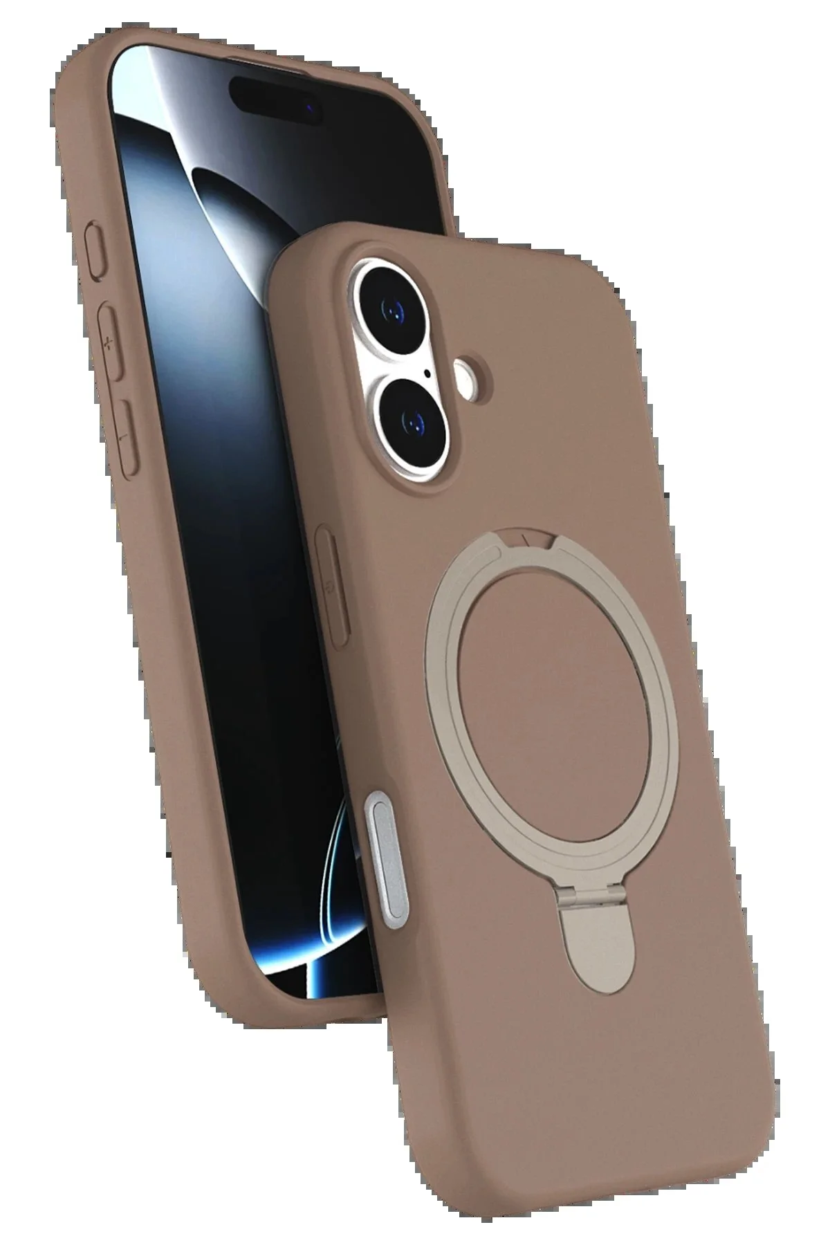 کاور و قاب روکش پایه رگال MAGSAFE APPLE IPHONE 16 PLUS DESERT TITANIUM TYGO3848 toyigoo