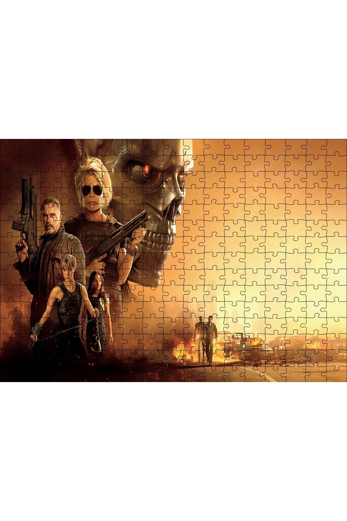 پازل CAKASEPETIM TERMINATOR تیره FATE COMPOSITION 120 تکه اره منبت کاری مویی ام دی اف چوبی Cakapuzzle