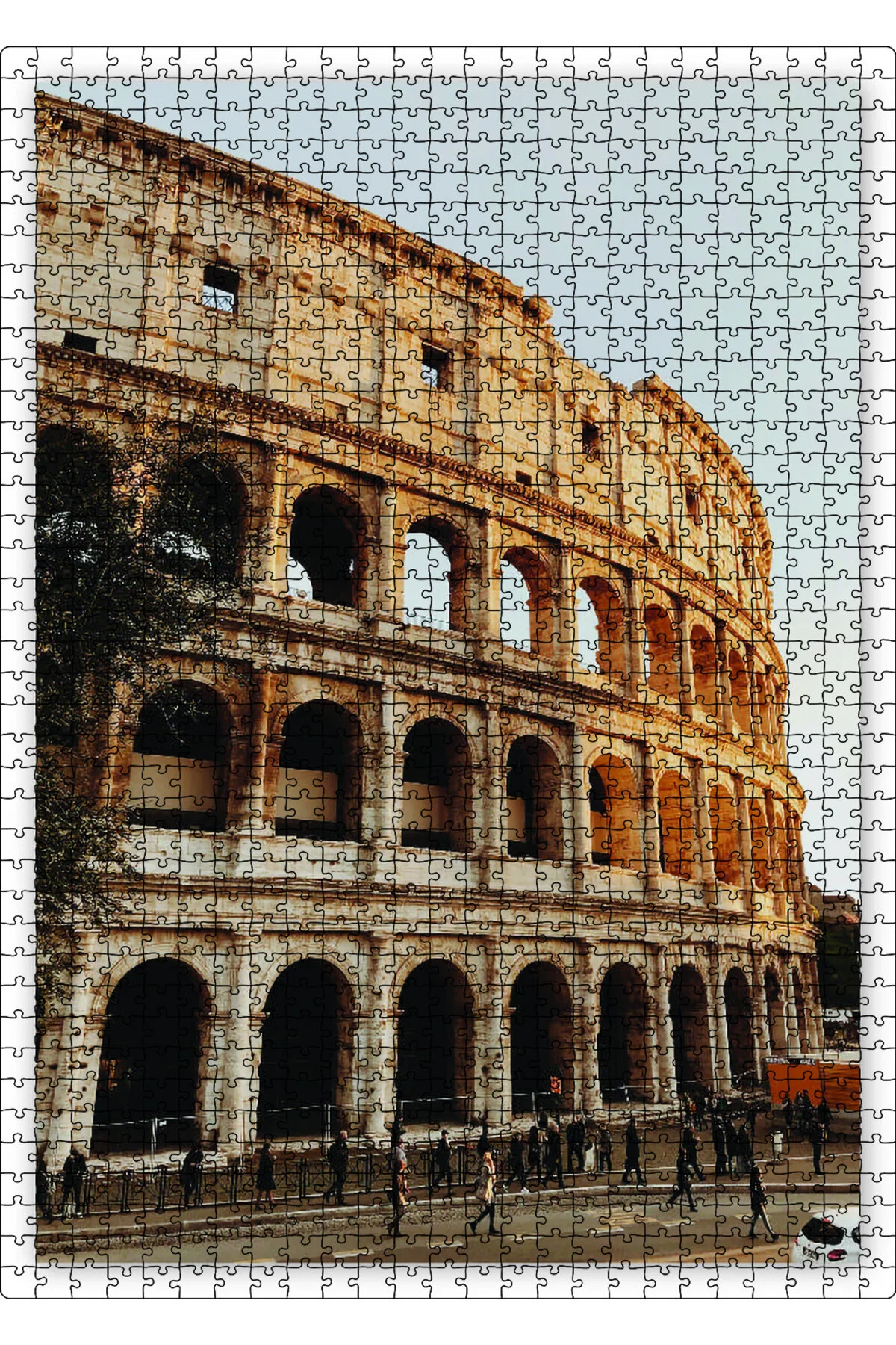 پازل CAKASEPETIM COLOSSEUM ROMAN ARTWORK PIECE PUZZLE اره منبت کاری مویی ام دی اف چوبی Cakapuzzle