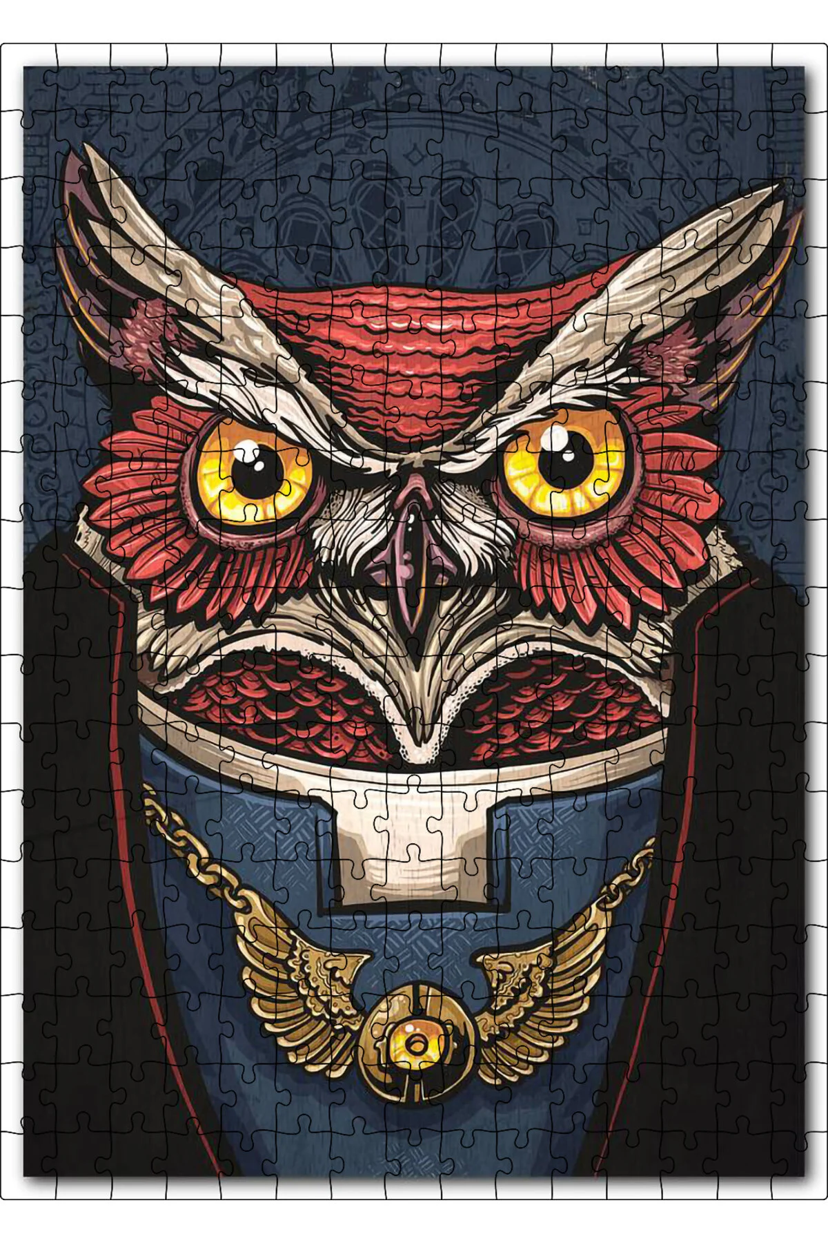 پازل CAKASEPETIM ARISTOCRAT OWL 255 تکه اره منبت کاری مویی ام دی اف چوبی Cakapuzzle