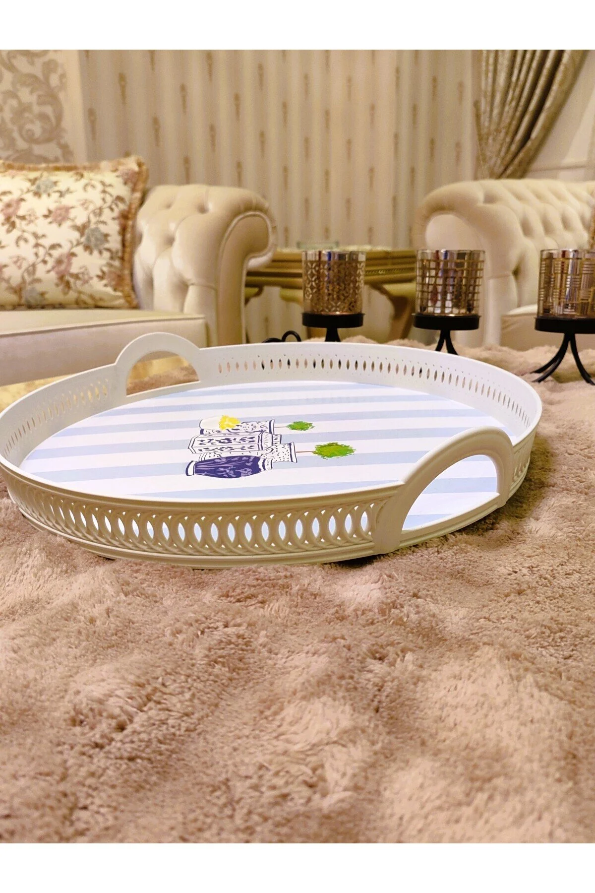 سینی گره دار کارین 38 سانتی متر Madame Coco