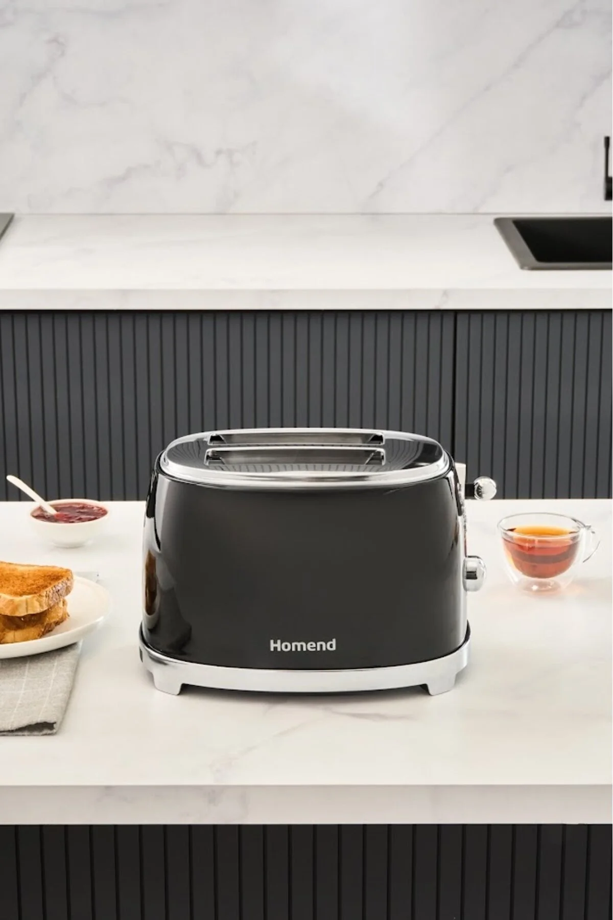 توستر ماشین سرخ کردن نان 1527H سیاه HOMEND