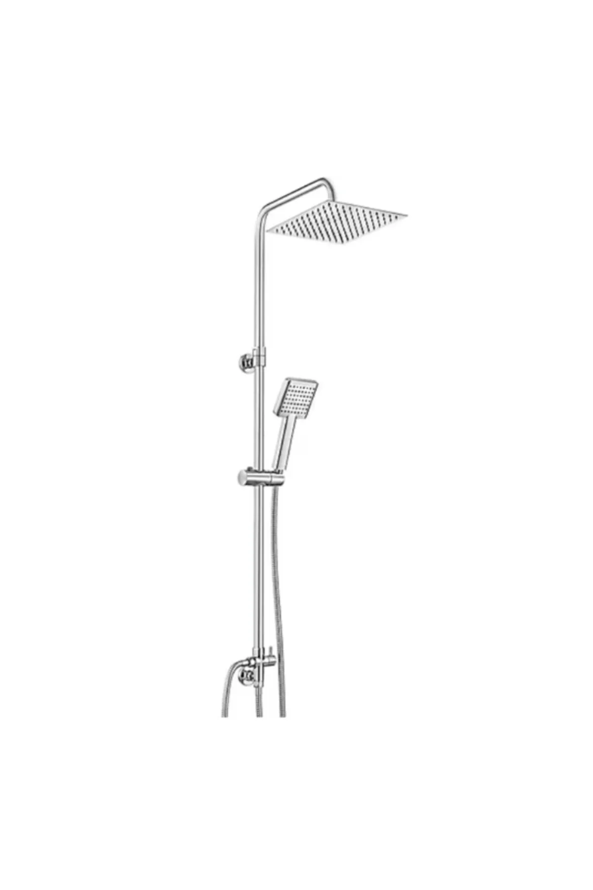 سیستم دوش مجموعه حمام SLIM SQUARE STOUND COUNTREHED STUCK SET 102158050 Eca