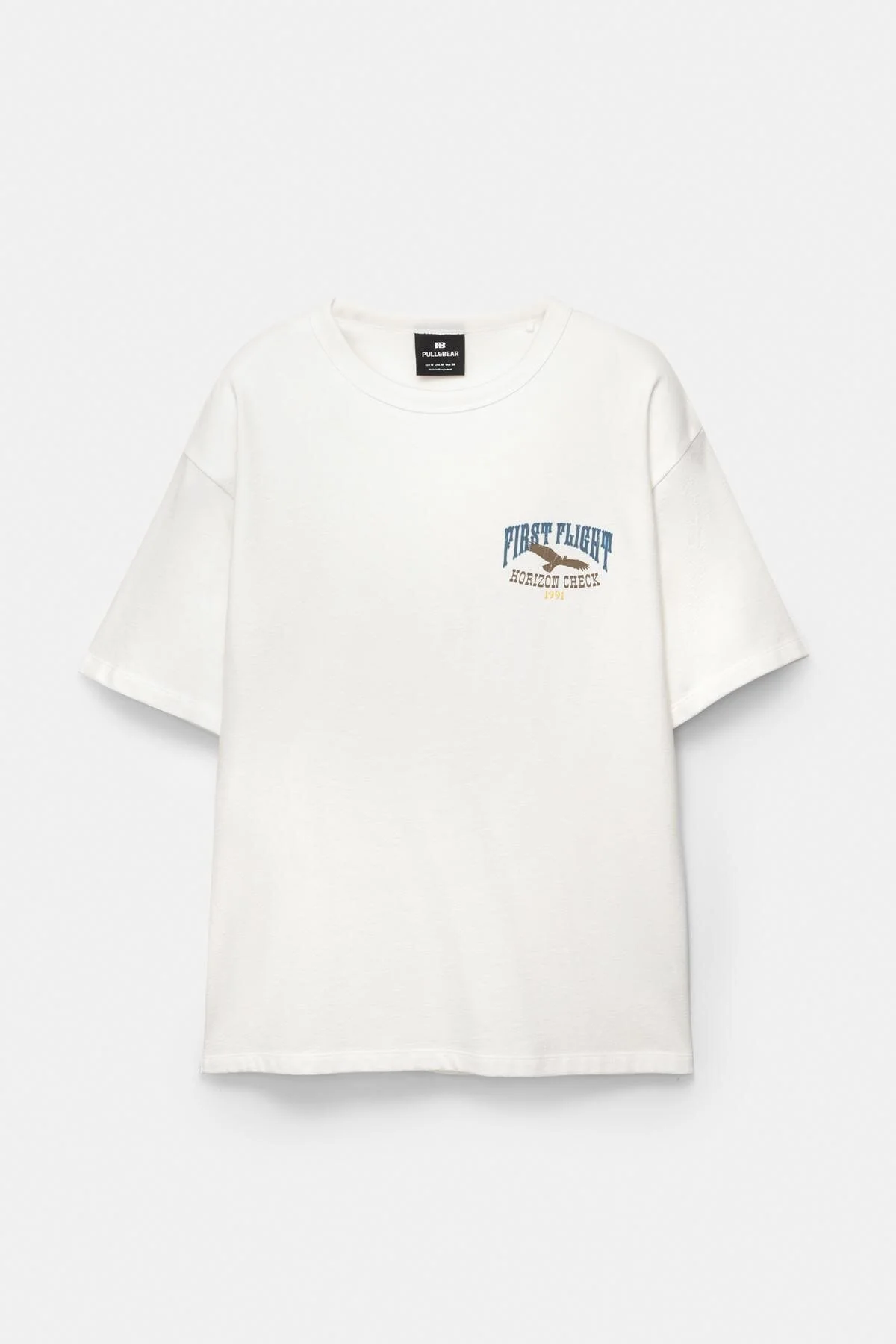 تی شرت با گرافیک کویری Pull & Bear