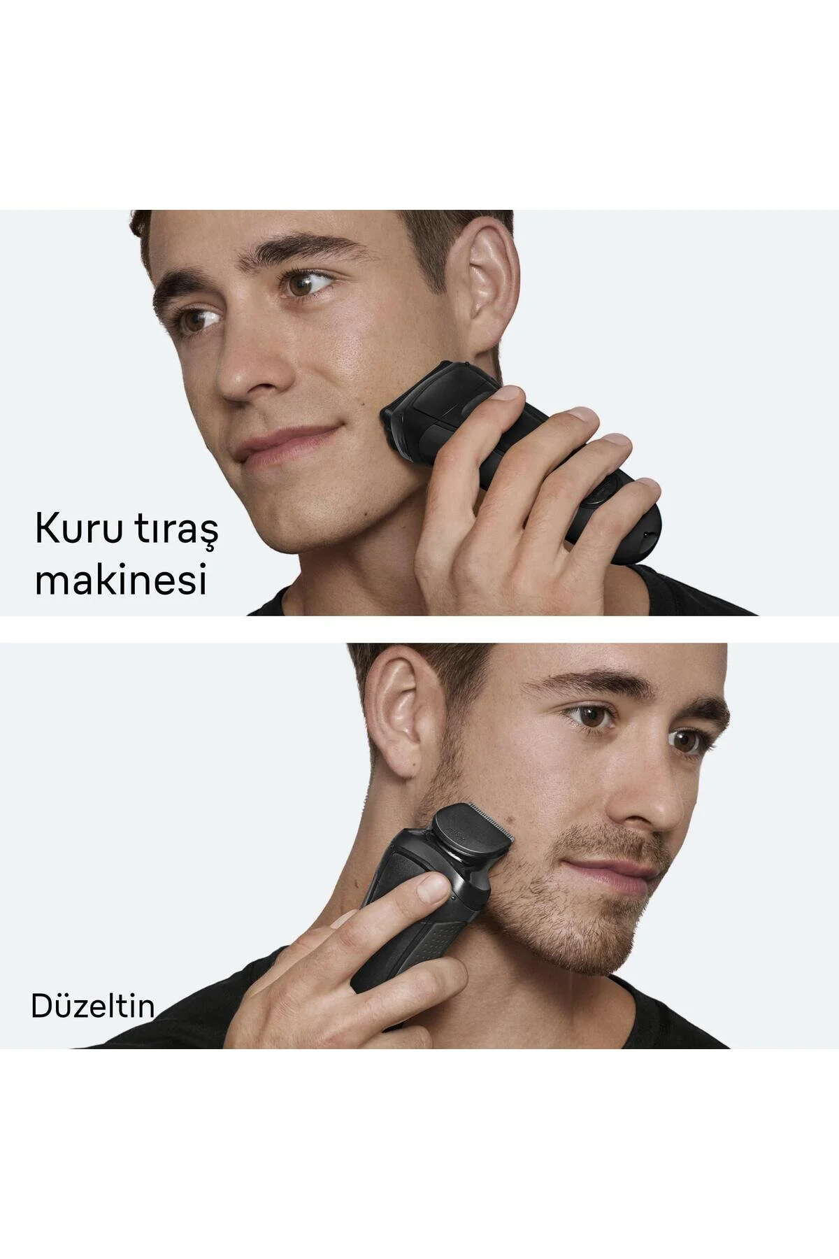ماشین اصلاح سری 3+ دستگاه برقی خشک 3000BT براون Braun