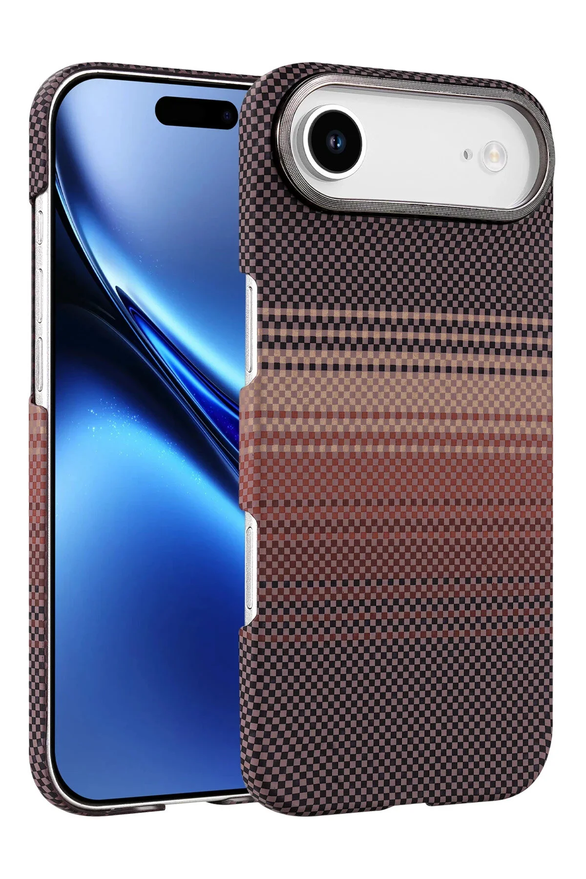 کاور و قاب HN APPLE IPHONE 17 COVER MAGSAFE AIR VEGA DESERT TITANIUM NewFace