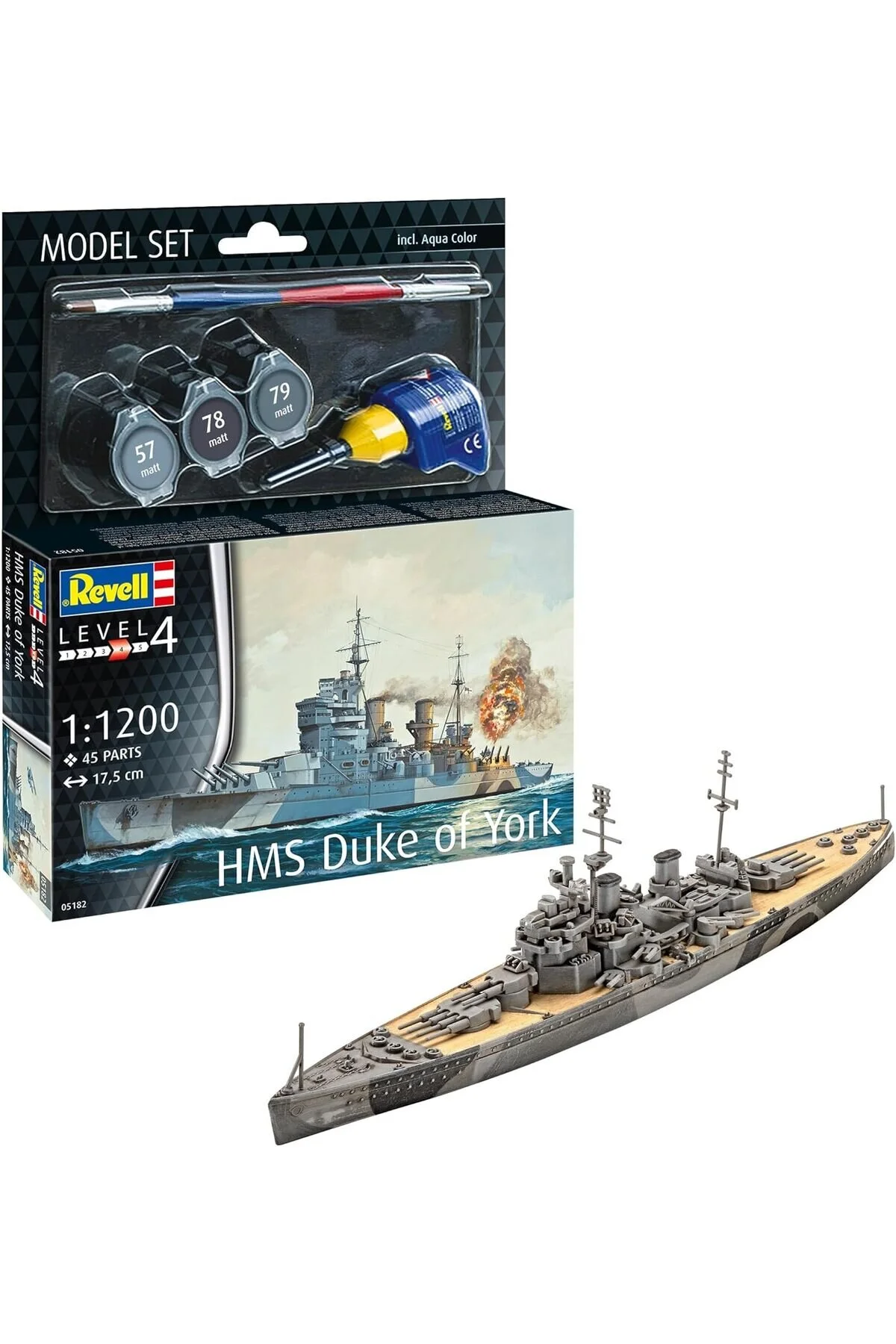 مدل خودرو ست BATTLESHIP HMS DUKE OF YORK 1184728 اورجینال STOREMAX