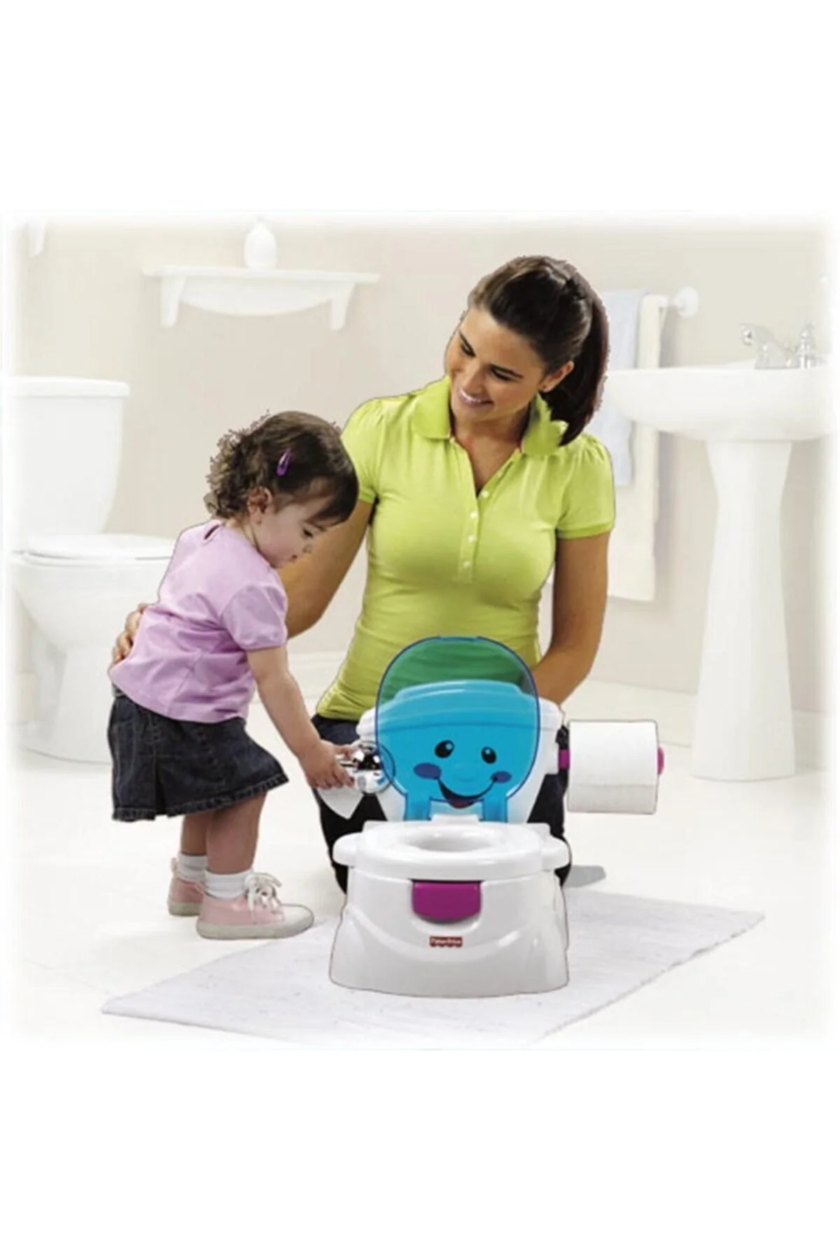 آداپتور توالت و لگن سفید تفریحی آموزشی ترکی اورجینال Fisher Price