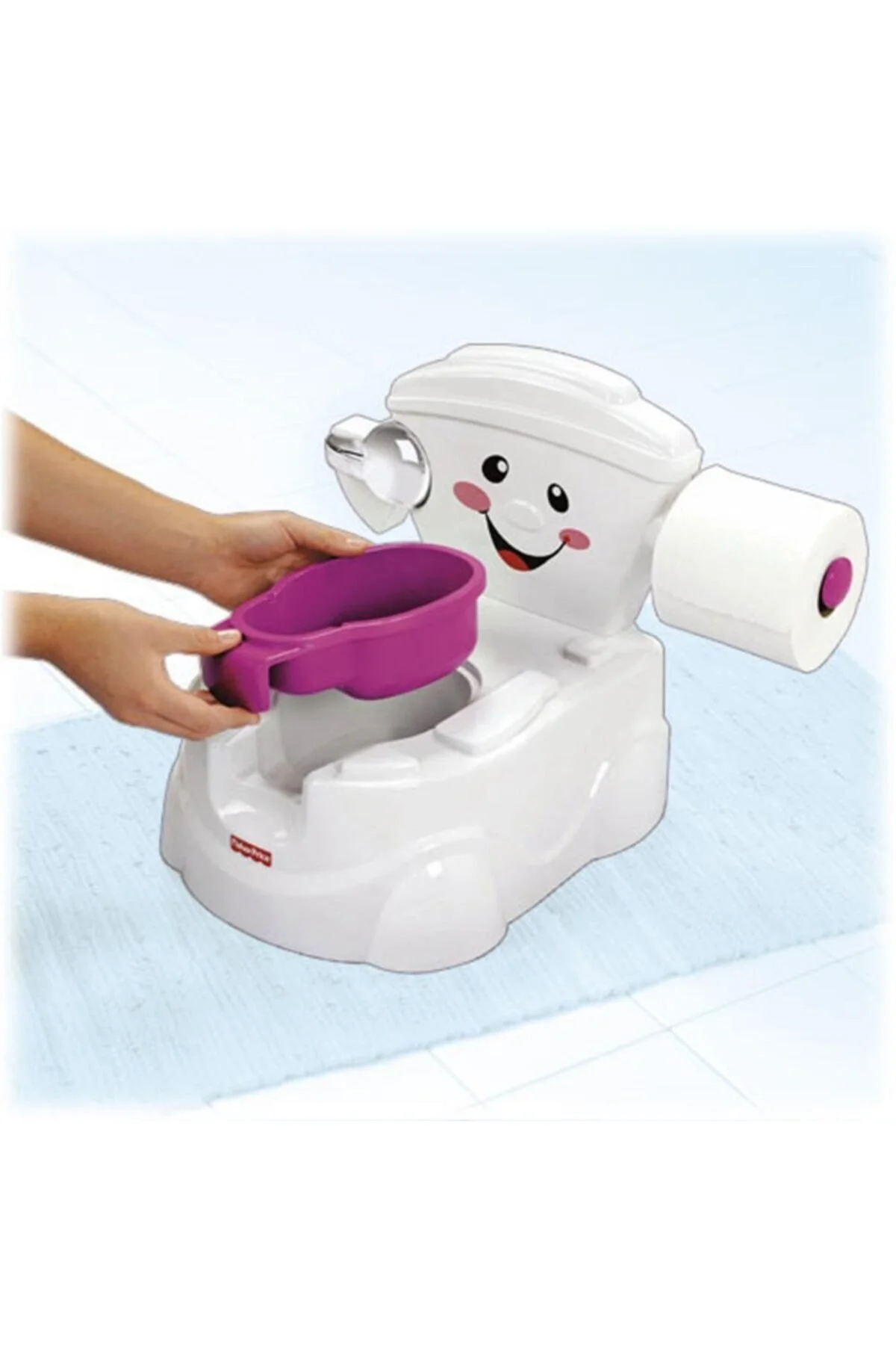 آداپتور توالت و لگن سفید تفریحی آموزشی ترکی اورجینال Fisher Price