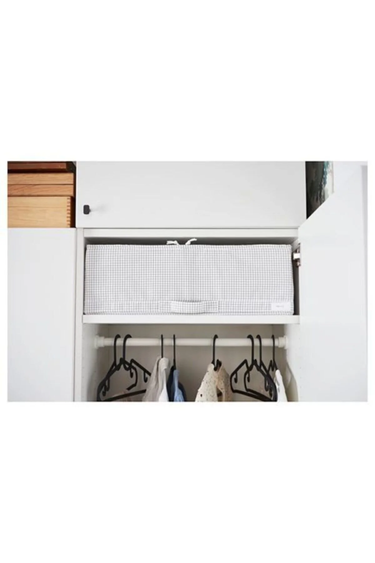 کیسه لباس (هورچ) خاکستری هورچ جعبه ویرایش اندازه گیری سانتی متر سفید IKEA