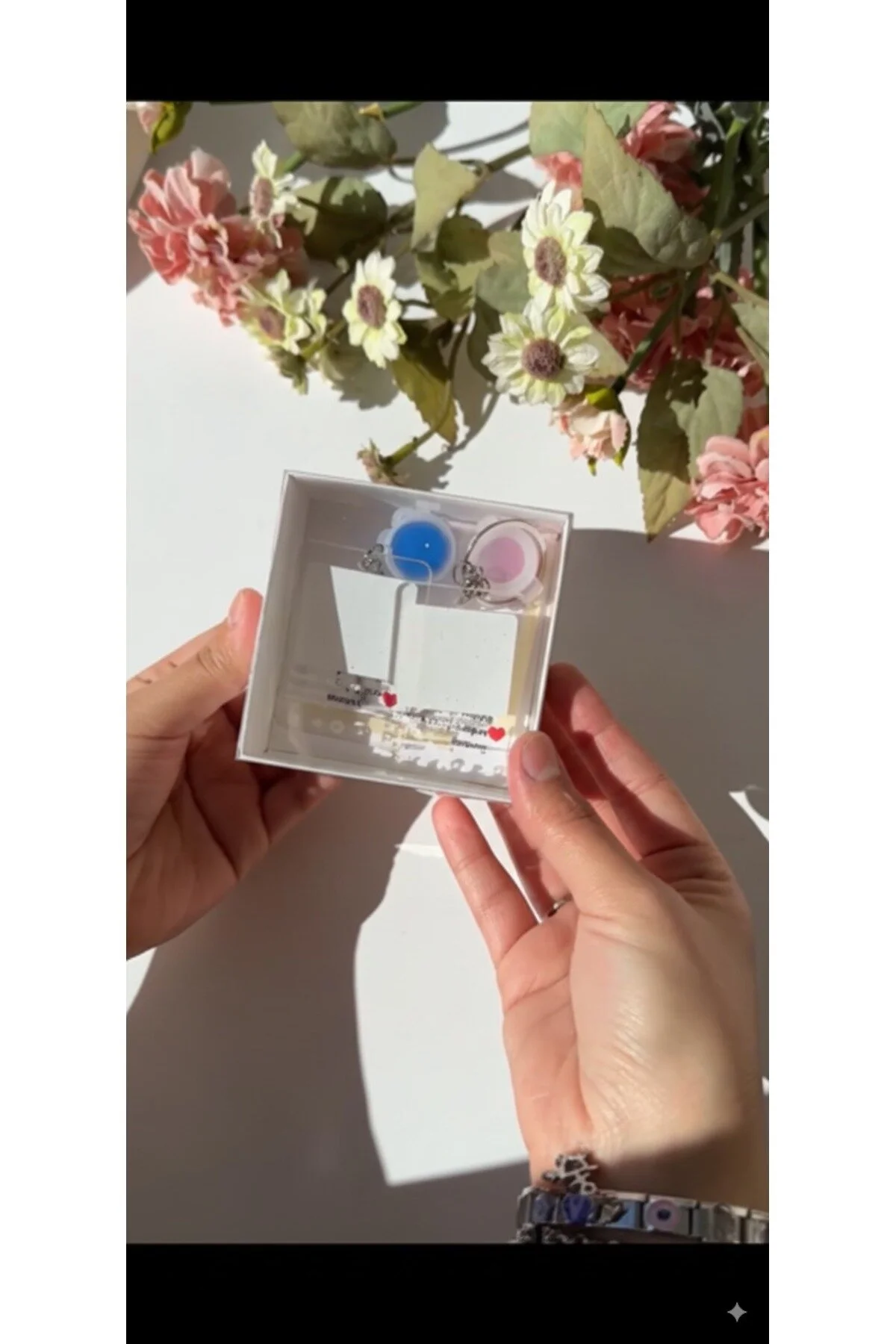 جلیقه کلید ست جاکلیدی LOVER FINGERPRINT COUPLE KEYCHAIN هدیه روز ولنتاین pivok