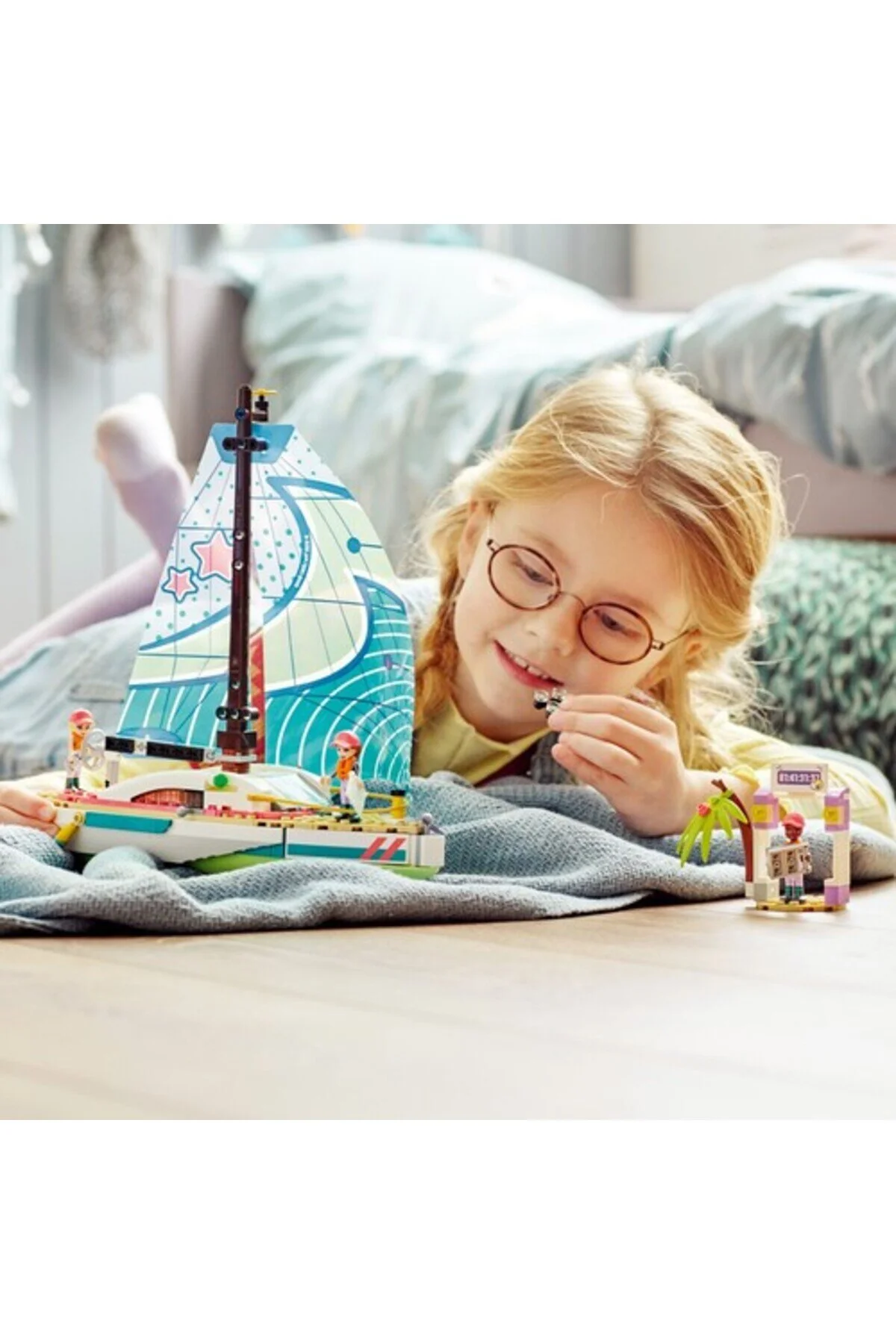لگو و اسباب بازی های ساخت محور چند رنگ ® Friends Stephanie's Sailing Adventure 41716 Toy Construction Set برای سنین 7 سال به بالا 309 قطعه LEGO