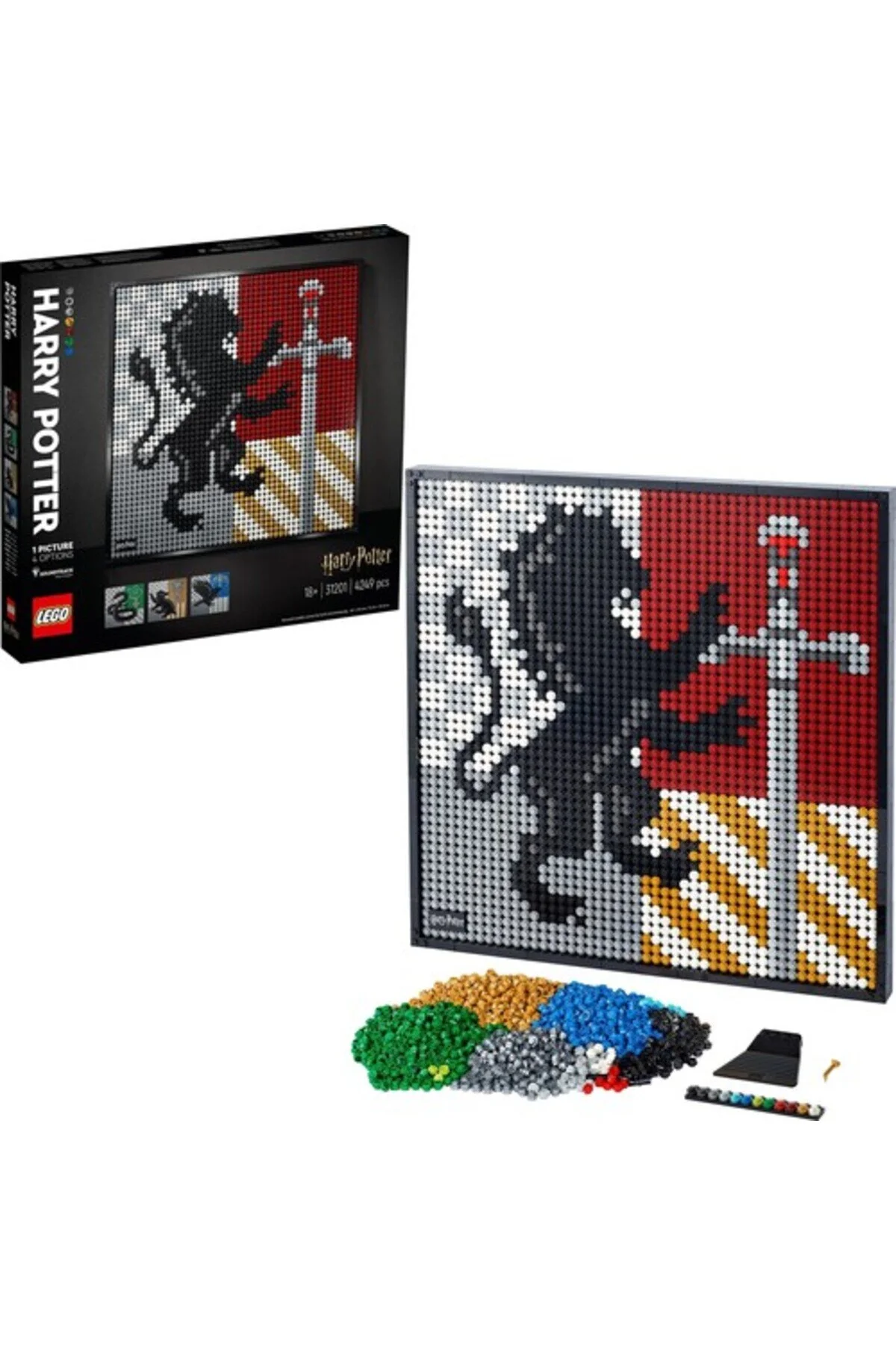 لگو ART HARRY POTTER ™ HOGWARTS CRESTS CONSTRUCTION SET 31201 4249 قطعه اورجینال LEGO