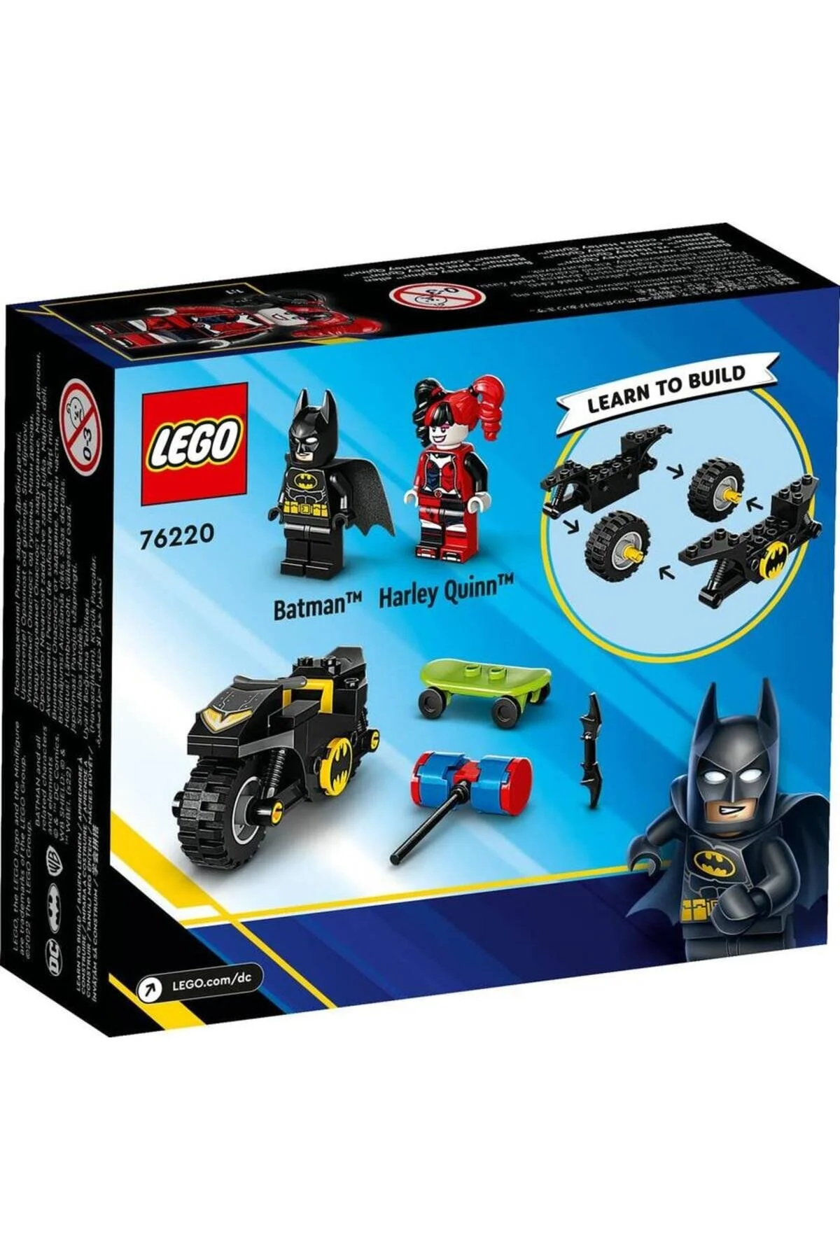 لگو و اسباب بازی های ساخت محور SUPER HEROES 76220 BATMAN در مقابل هارلی کویین از ترکیه LEGO