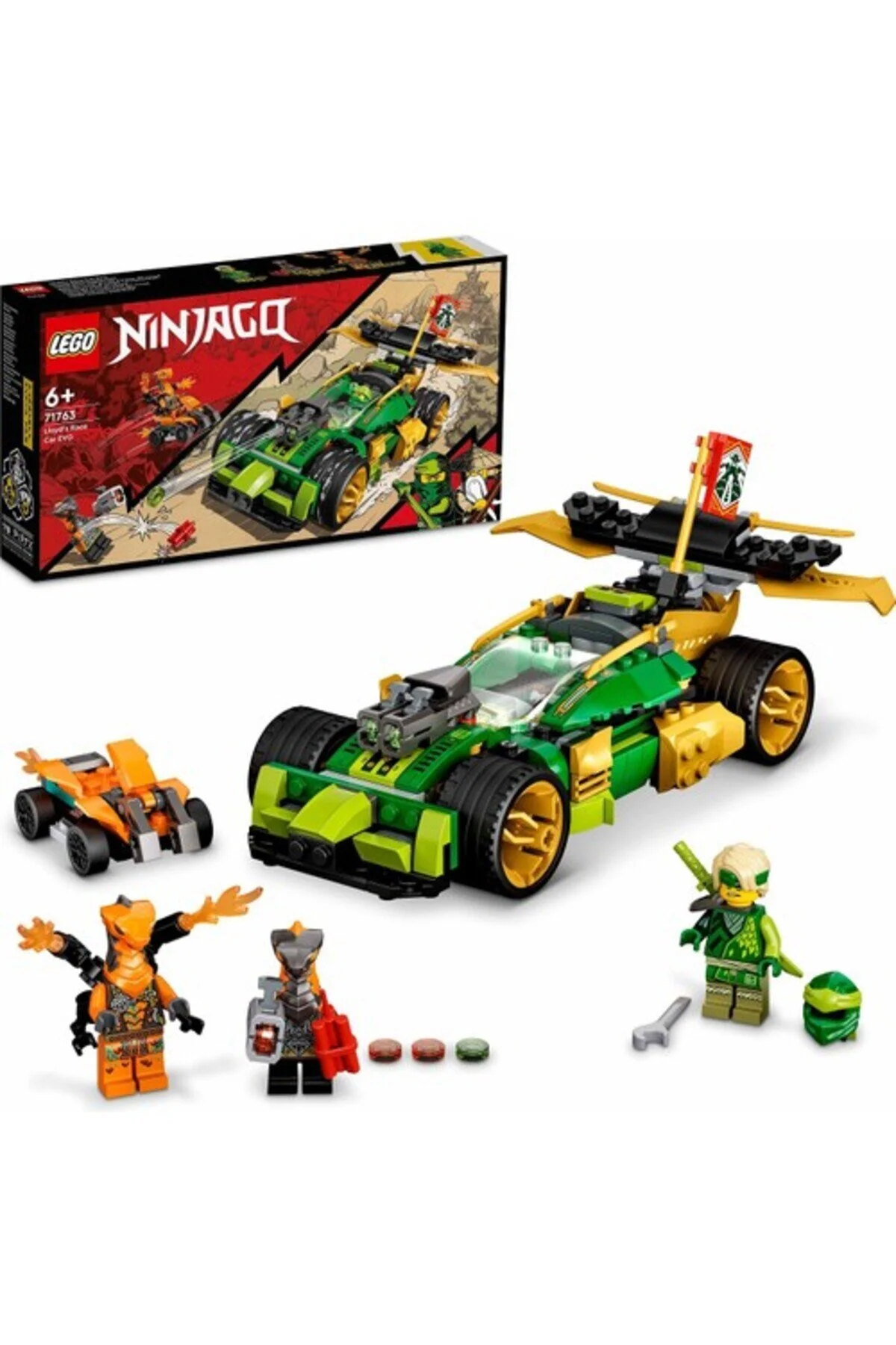لگو و اسباب بازی های ساخت محور NINJAGO 71763 LLOYD'S RACE CAR EVO از ترکیه LEGO