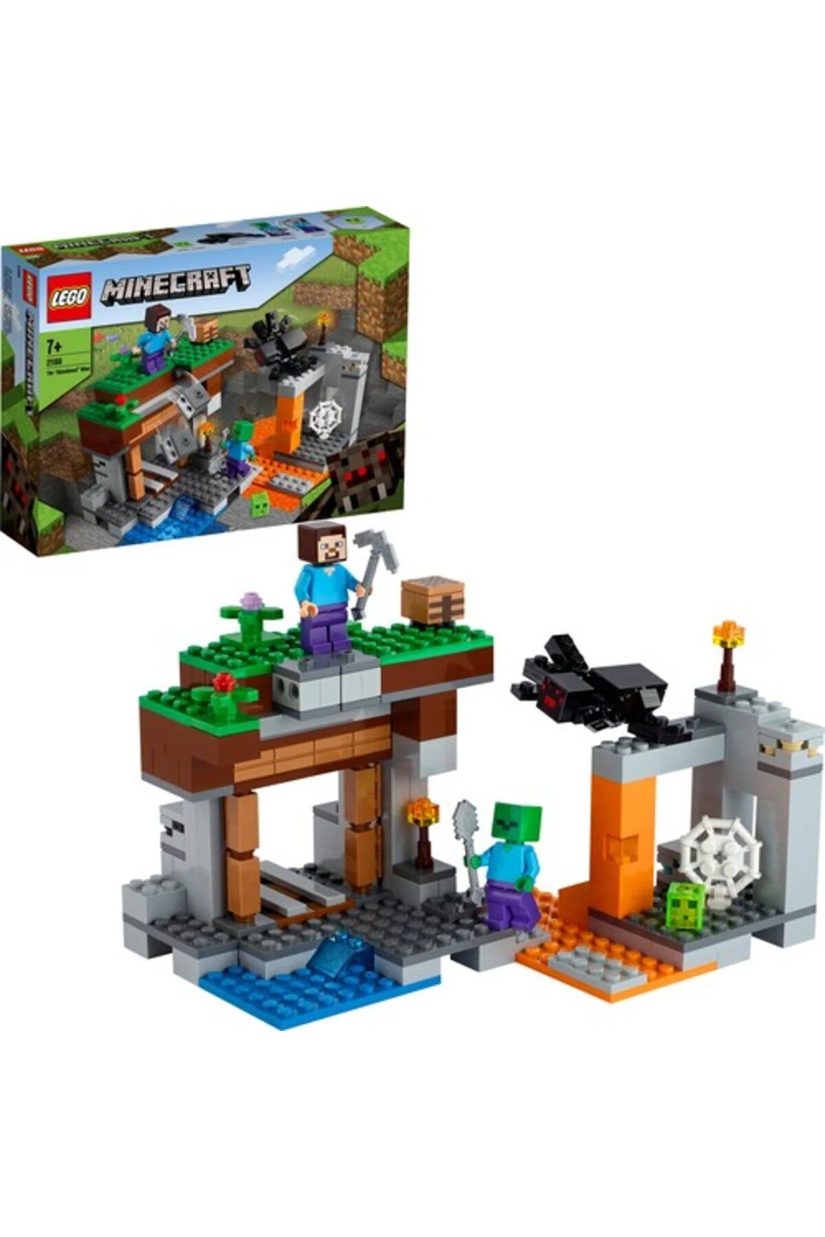 لگو ® MINECRAFT ™ معدن متروکه 21166 مجموعه خلاق 248 قطعه اورجینال LEGO