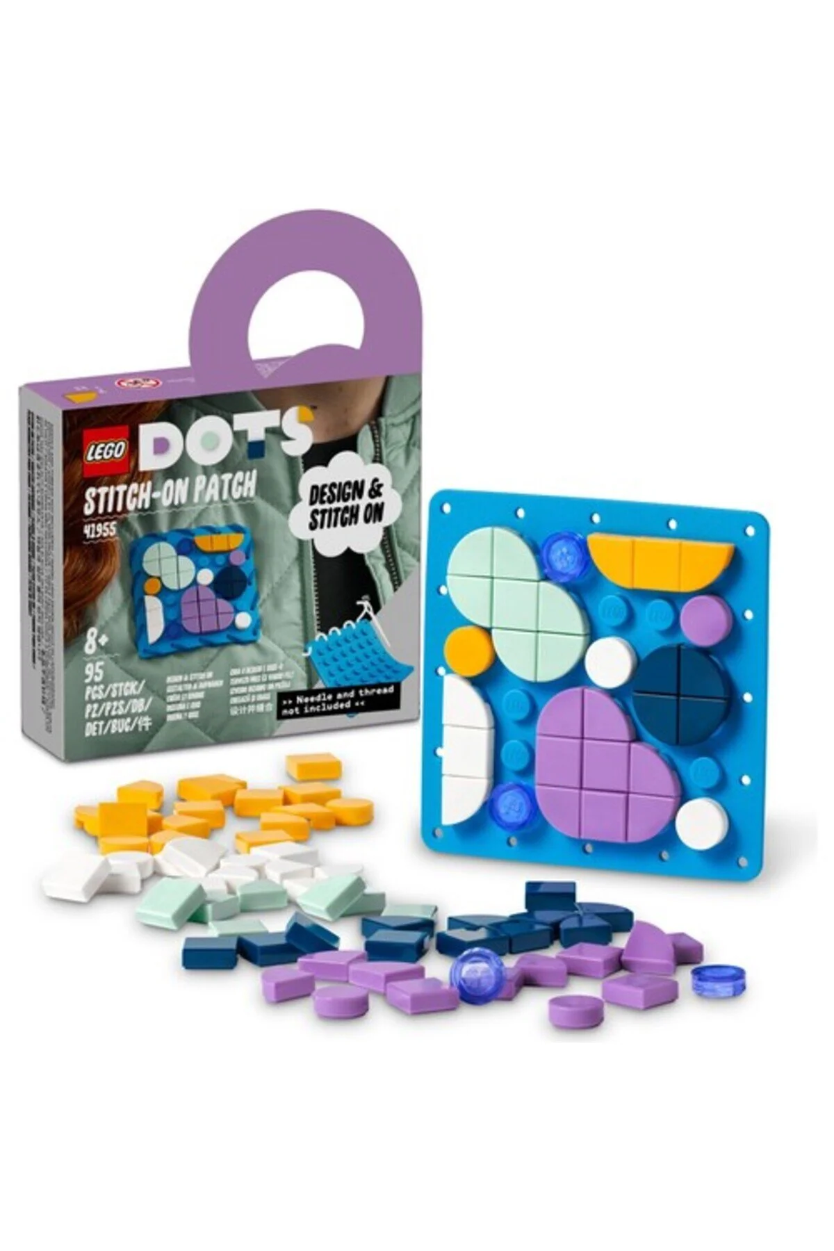 لگو و اسباب بازی های ساخت محور 41955 DOTS SEWABLE SQUARE از ترکیه LEGO