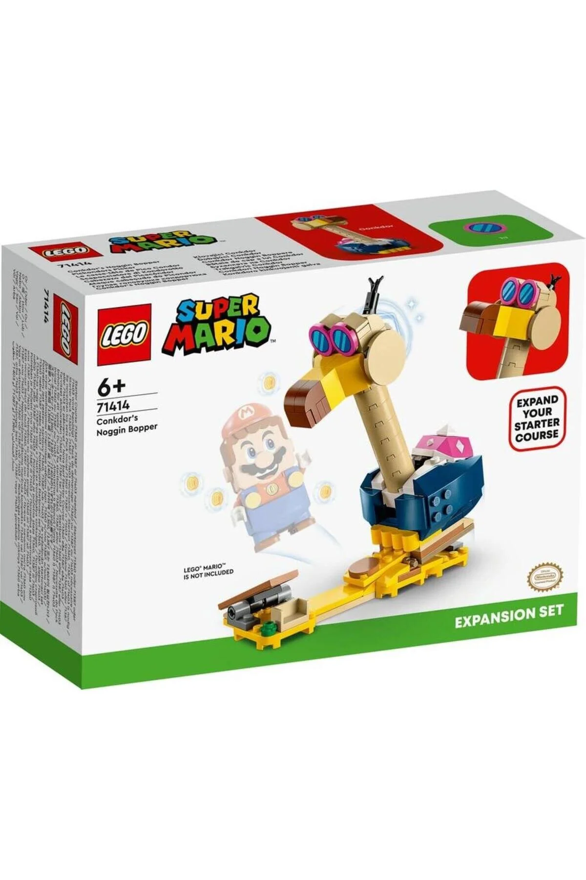 لگو مجموعه ماجراجویی اضافی SUPER MARIO CONKDOR'S HEAD KNUCKLE 71414 اورجینال LEGO
