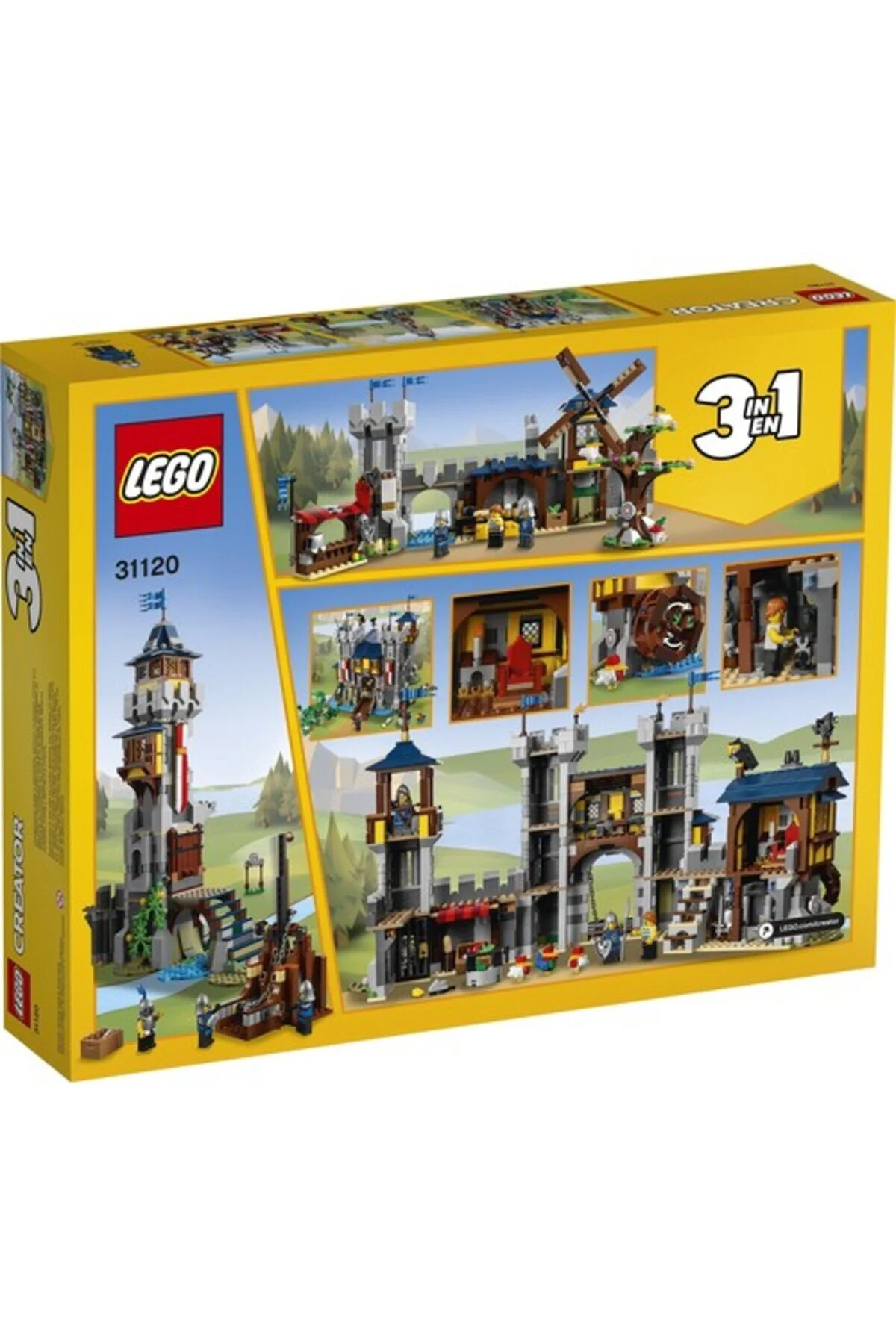 LEGO لگو Creator 31120 قلعه قرون وسطایی (1426 قطعه)